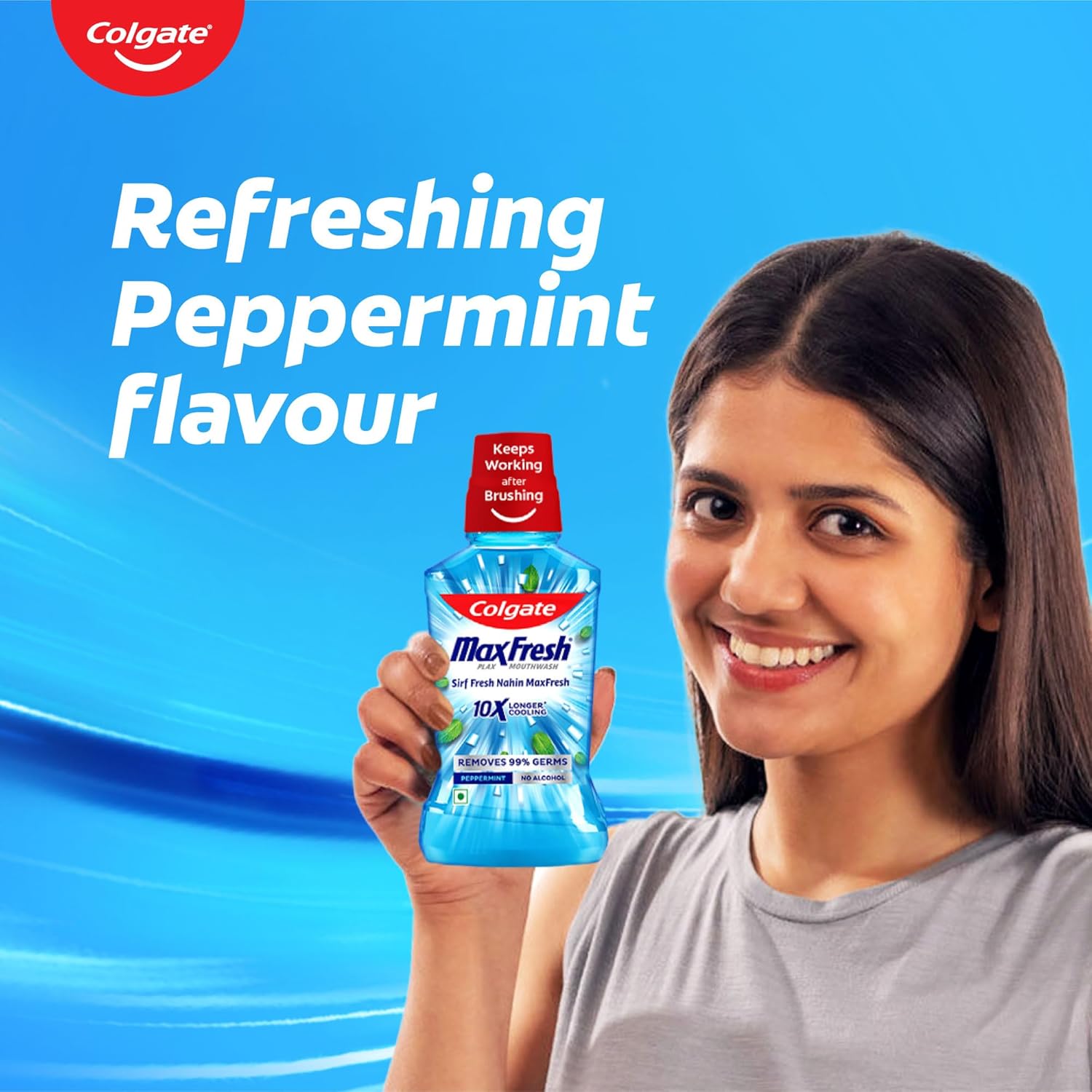 Mouthwash Peppermint Colgate 250ml
