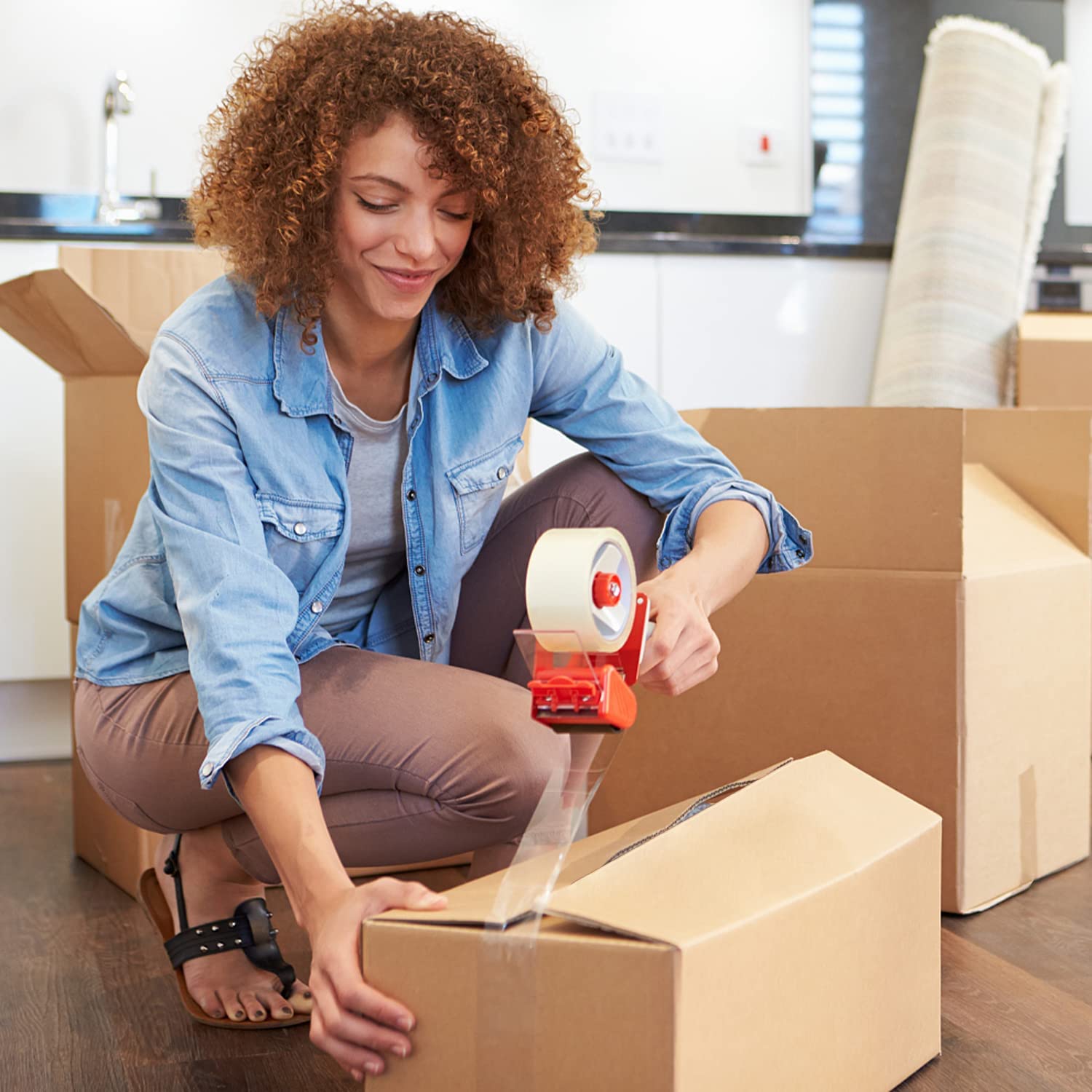 Packaging Tape 48mm x 40Mtrs  Transparent Oddy PT40-4840T