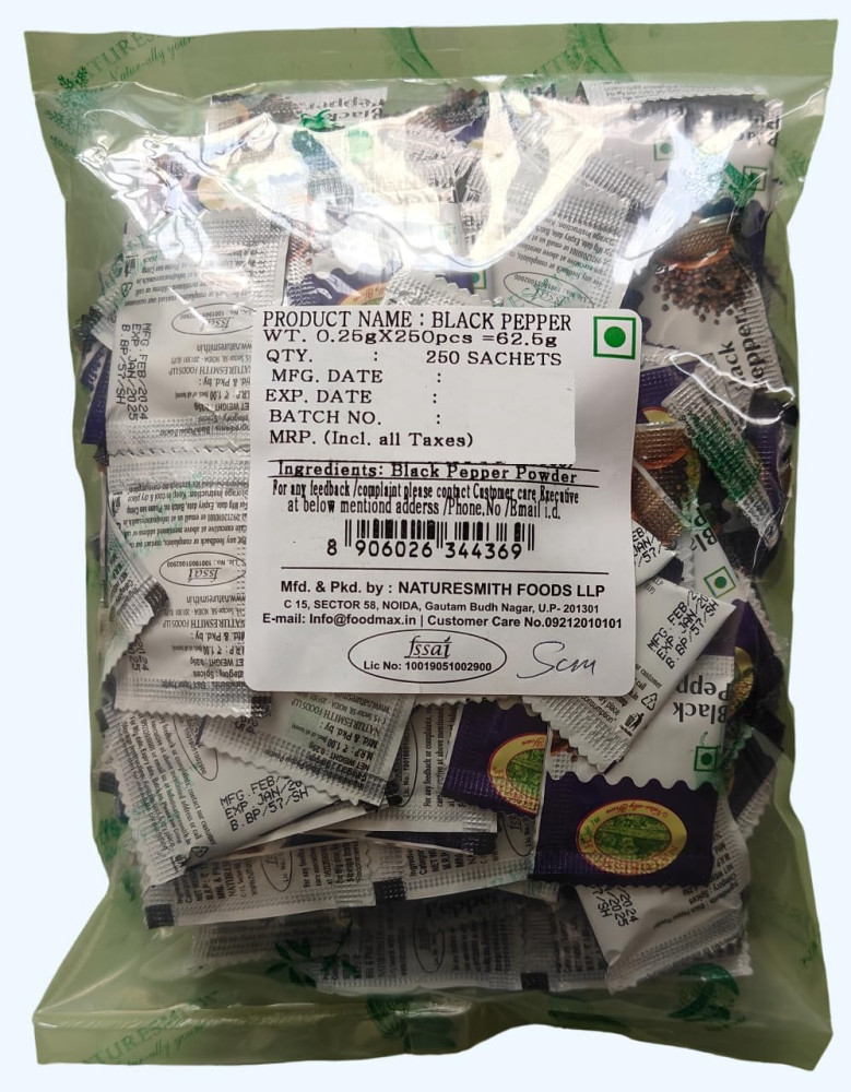 Image of Naturesmith Pepper Sachet 1 Gram Packet (250 Pcs)