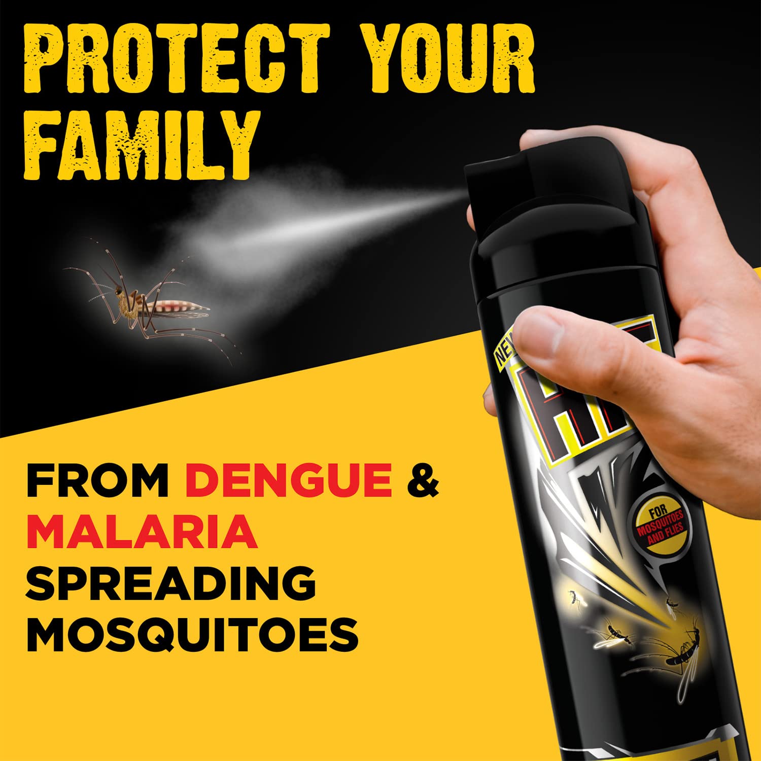 Mosquitoes Killer Black Hit 625 Ml