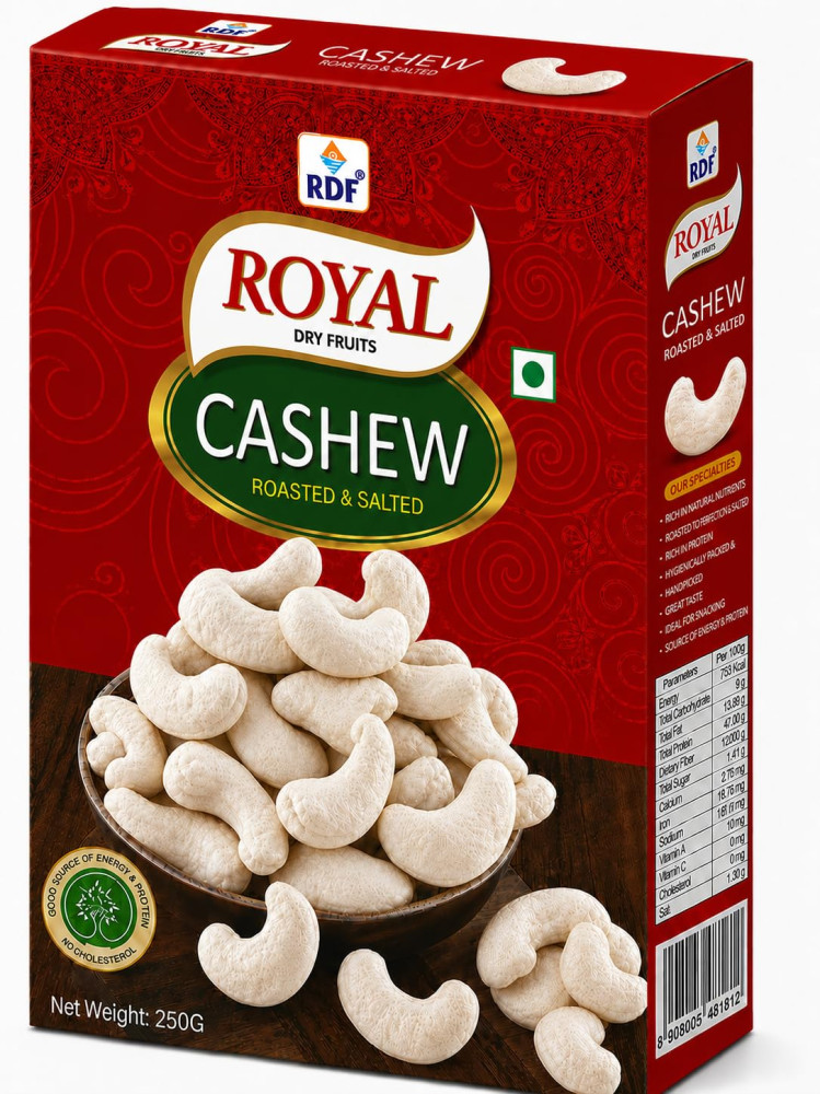 Image of Roasted &amp; Salted Cashew Jumbo 250 gram Royal