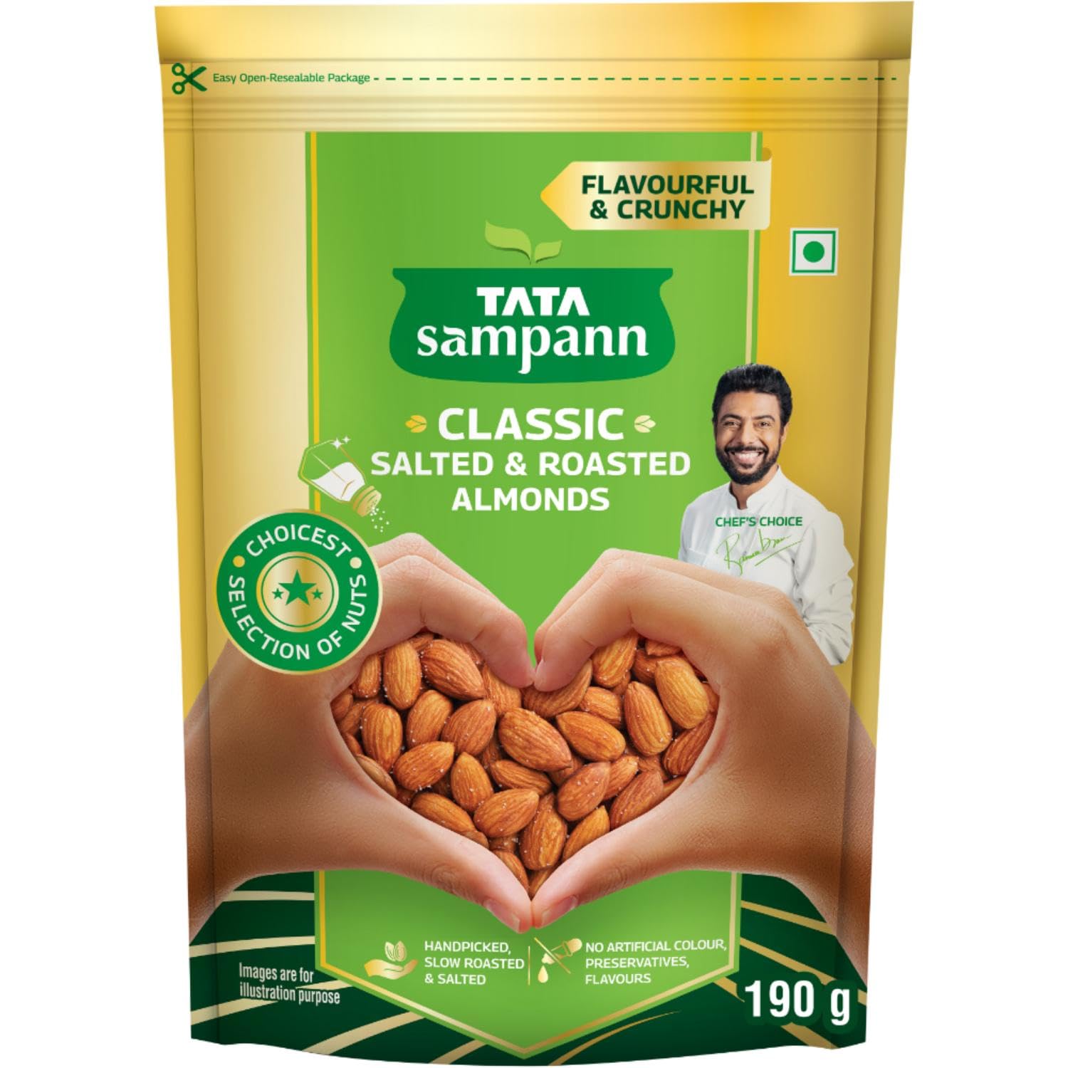 Tata Sampann Roasted Almond 190 Gram