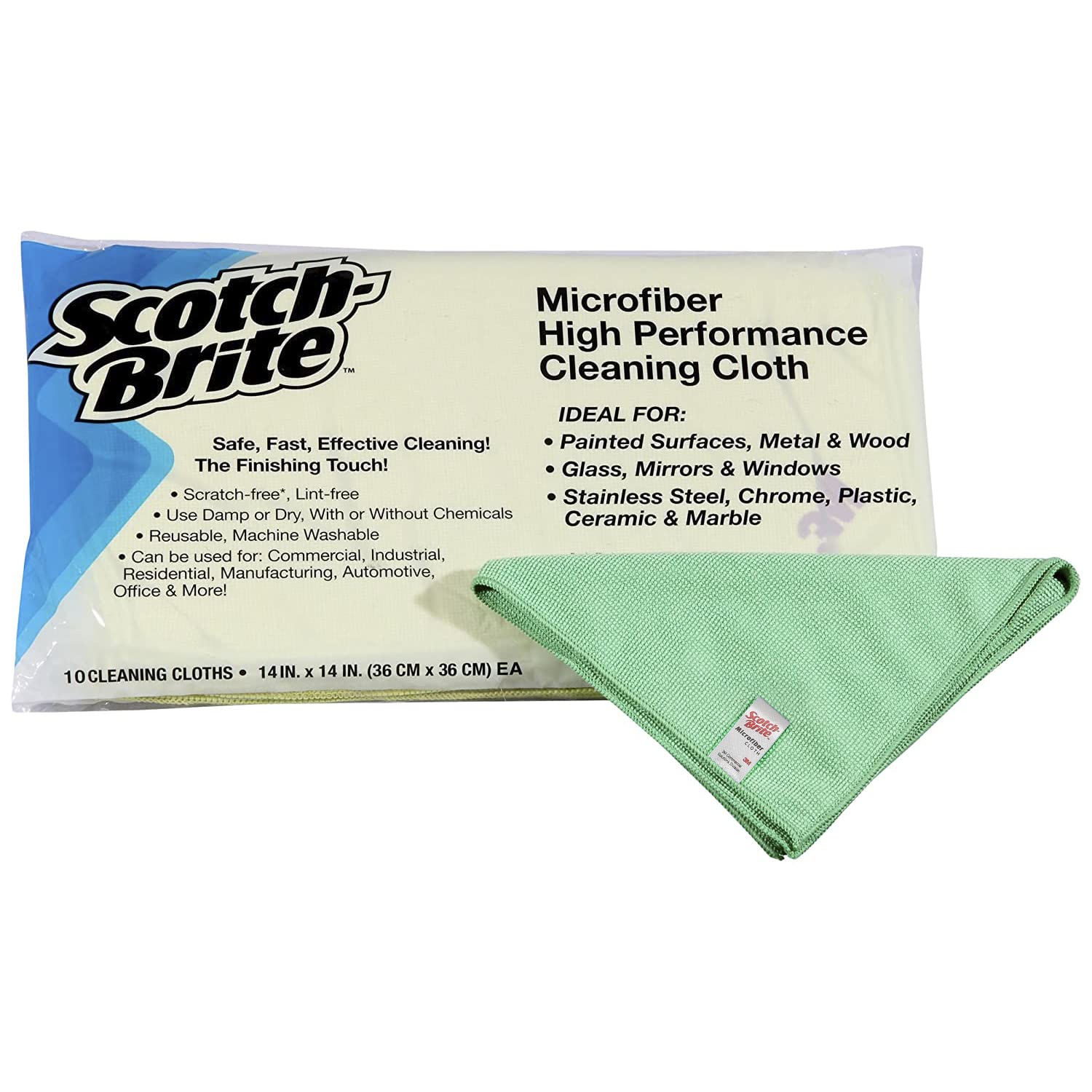 Microfiber Cloth Green 3M