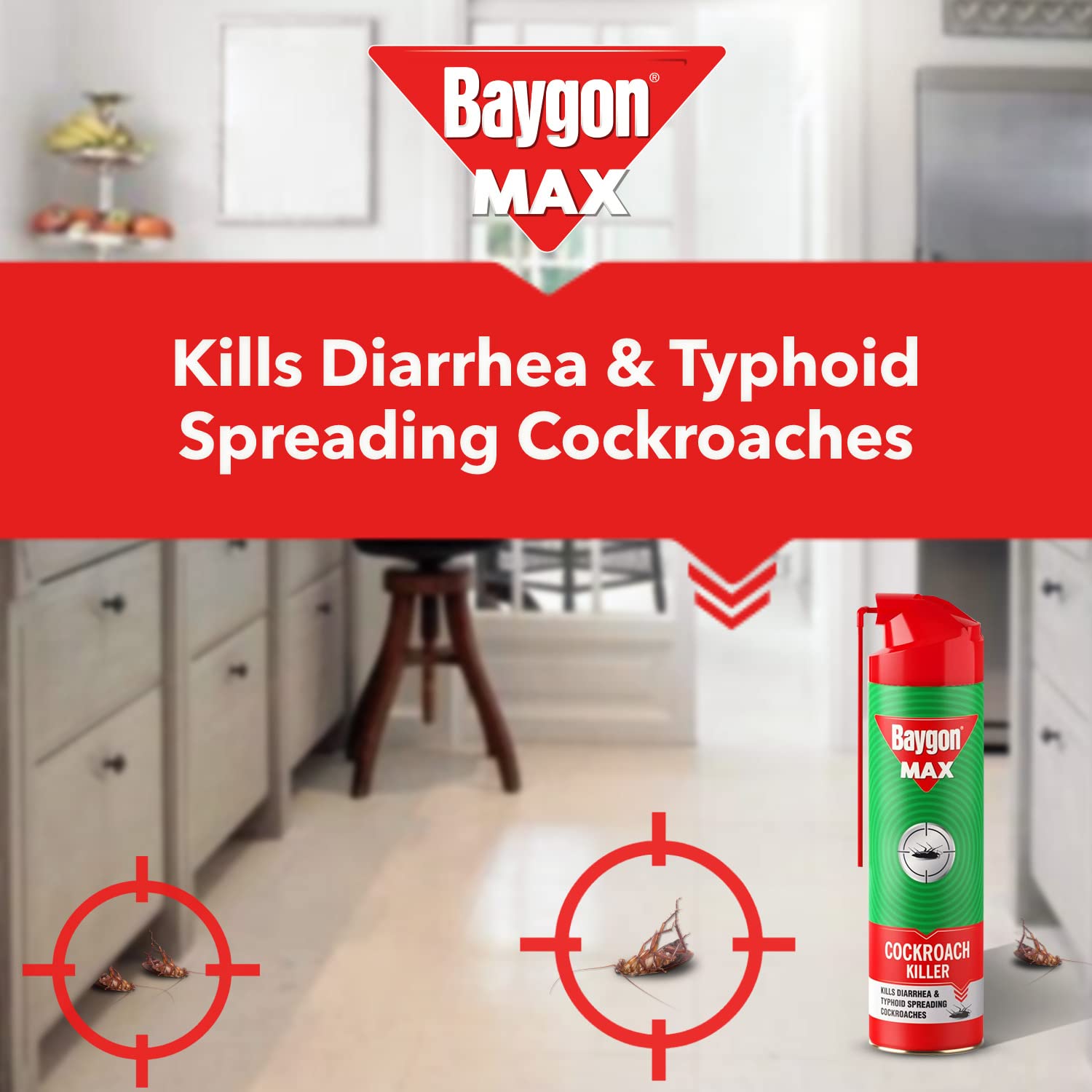 Mosquitoes Killer Red Baygon 400 Ml