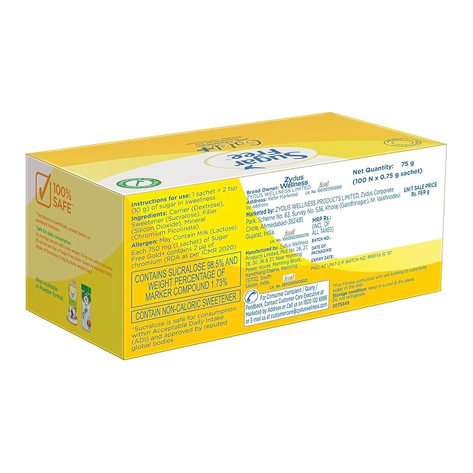 Sugar Free Gold 100 Sachets