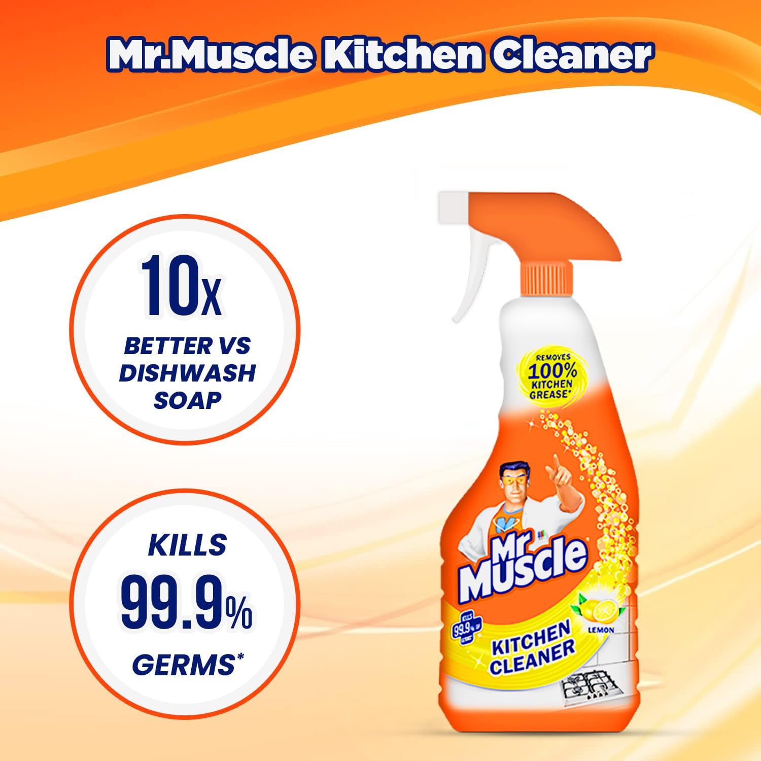 Kitchen Cleaner Mr Muscle 450 Ml