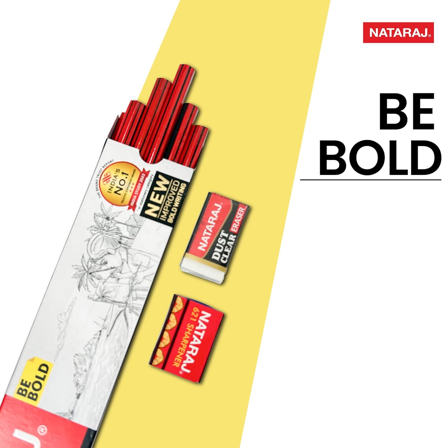Nataraj Pencil 621 Pack of 10