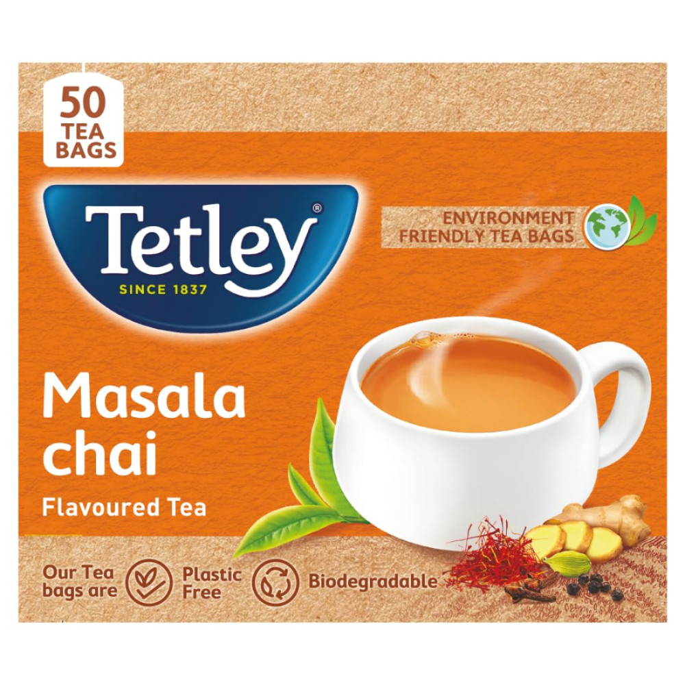Image of Tetley Masala Tea 50 Pcs