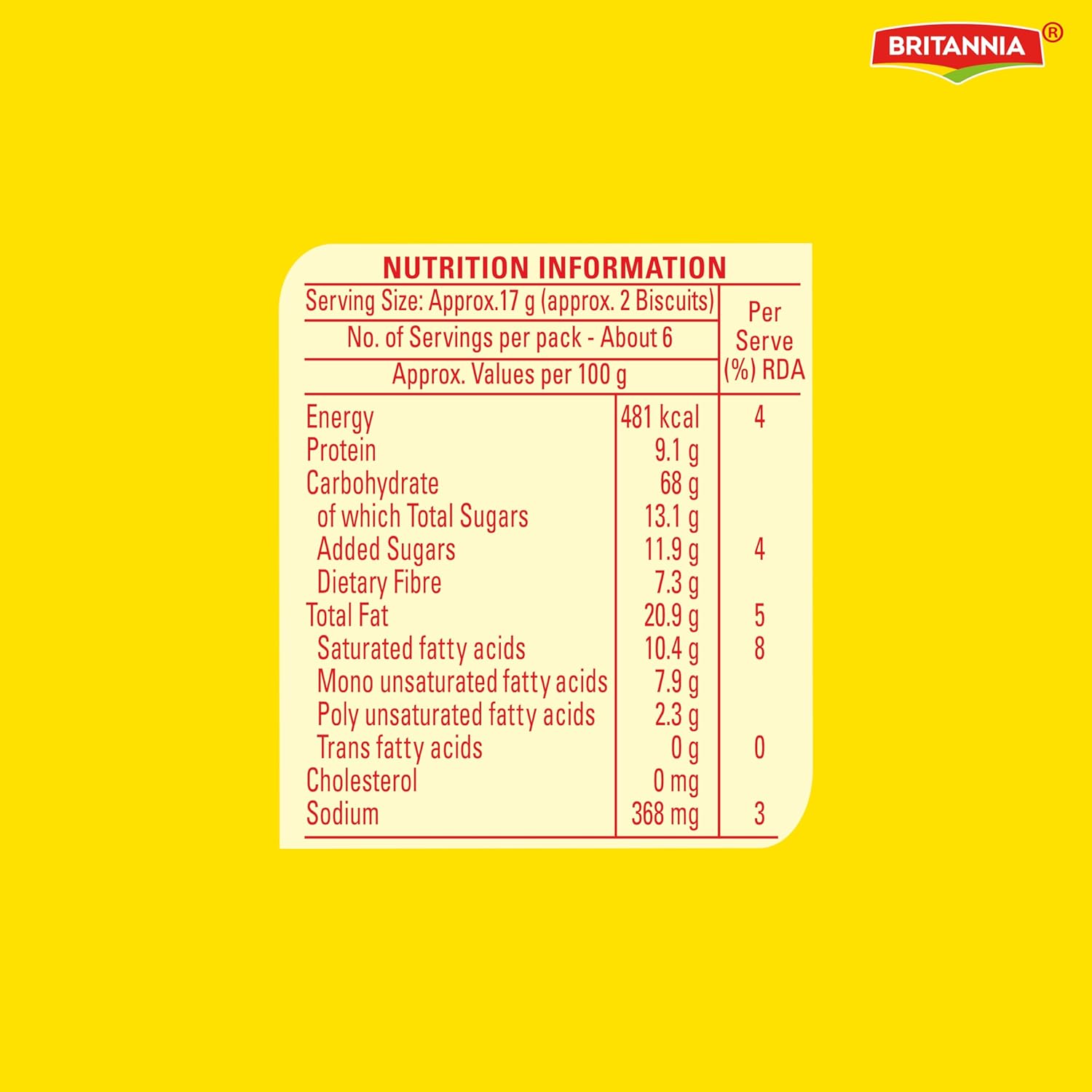 Britannia Nutri choice Digestive Biscuits 100 Gram