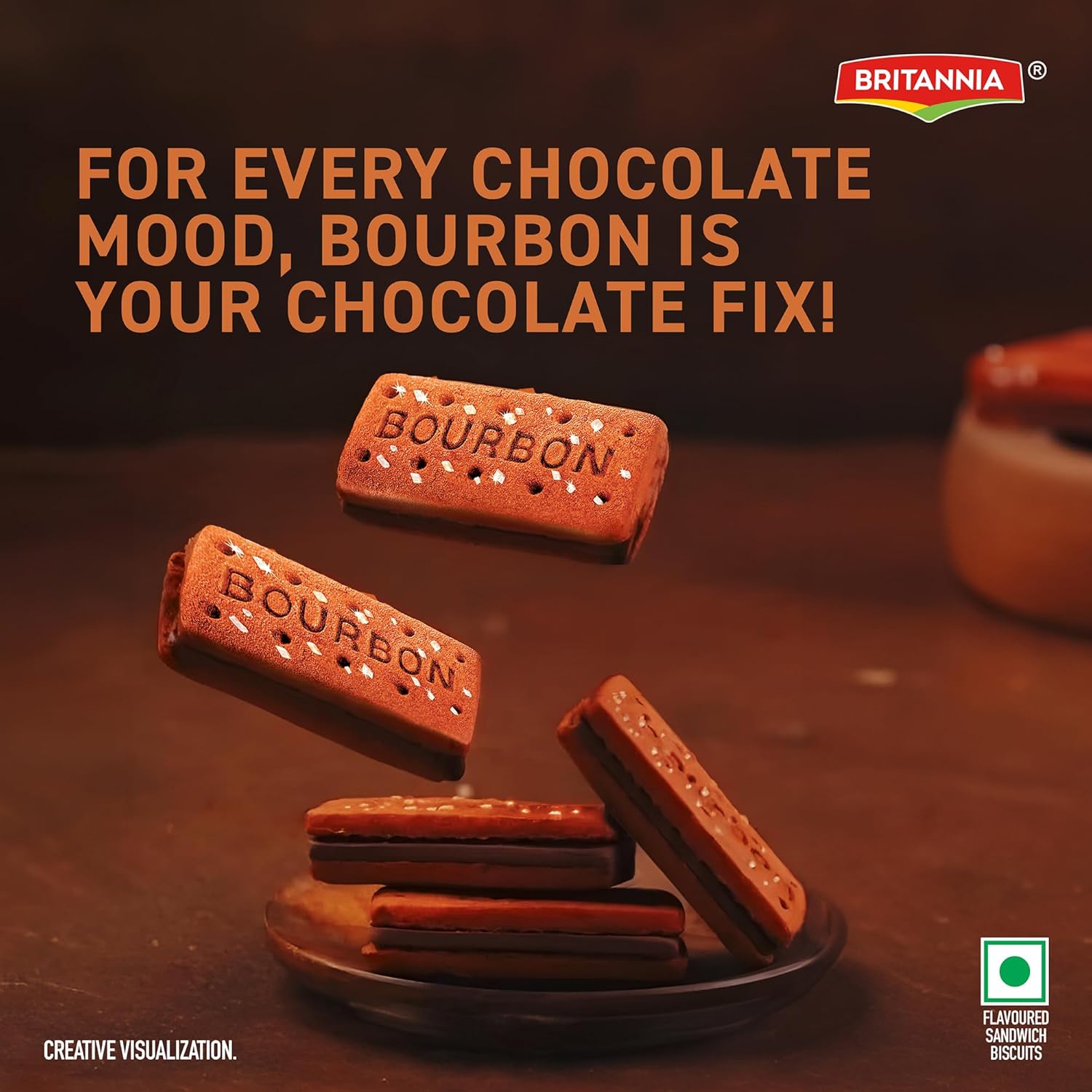 Bourbon Biscuit Britannia 150 Grams