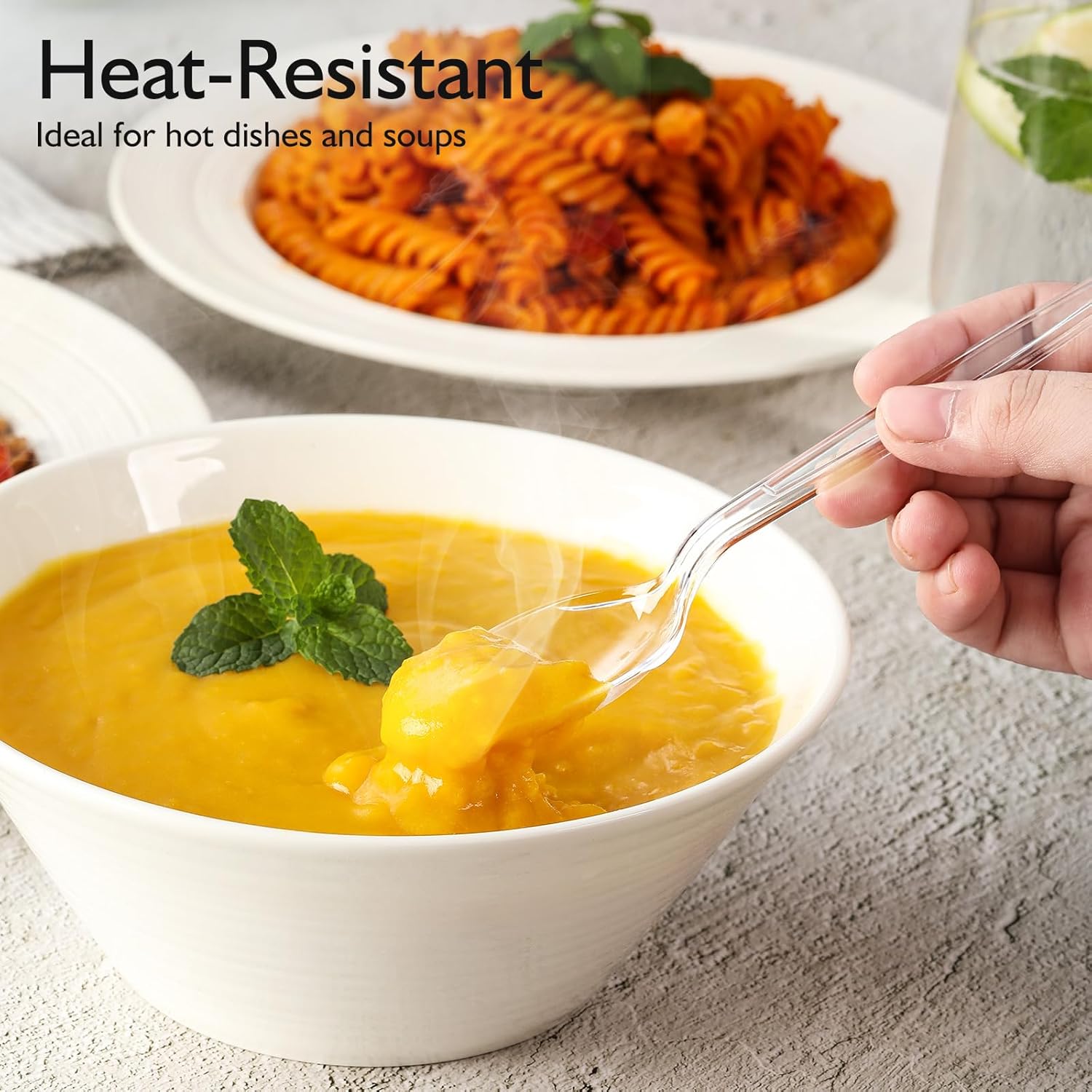 Plastic spoon 100 pcs pkt