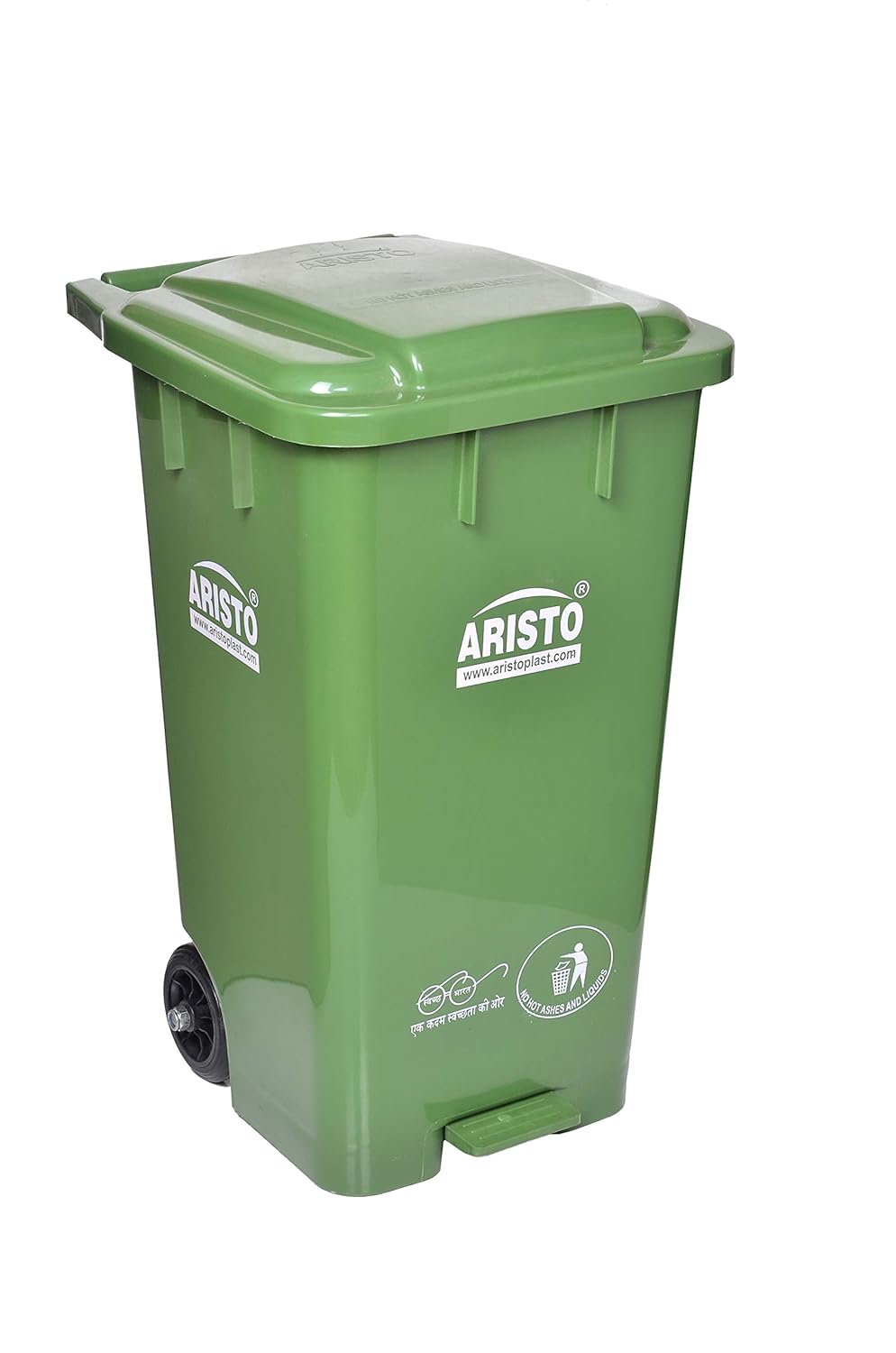 Plastic Dustbin with Wheel Aristo 65 Liter