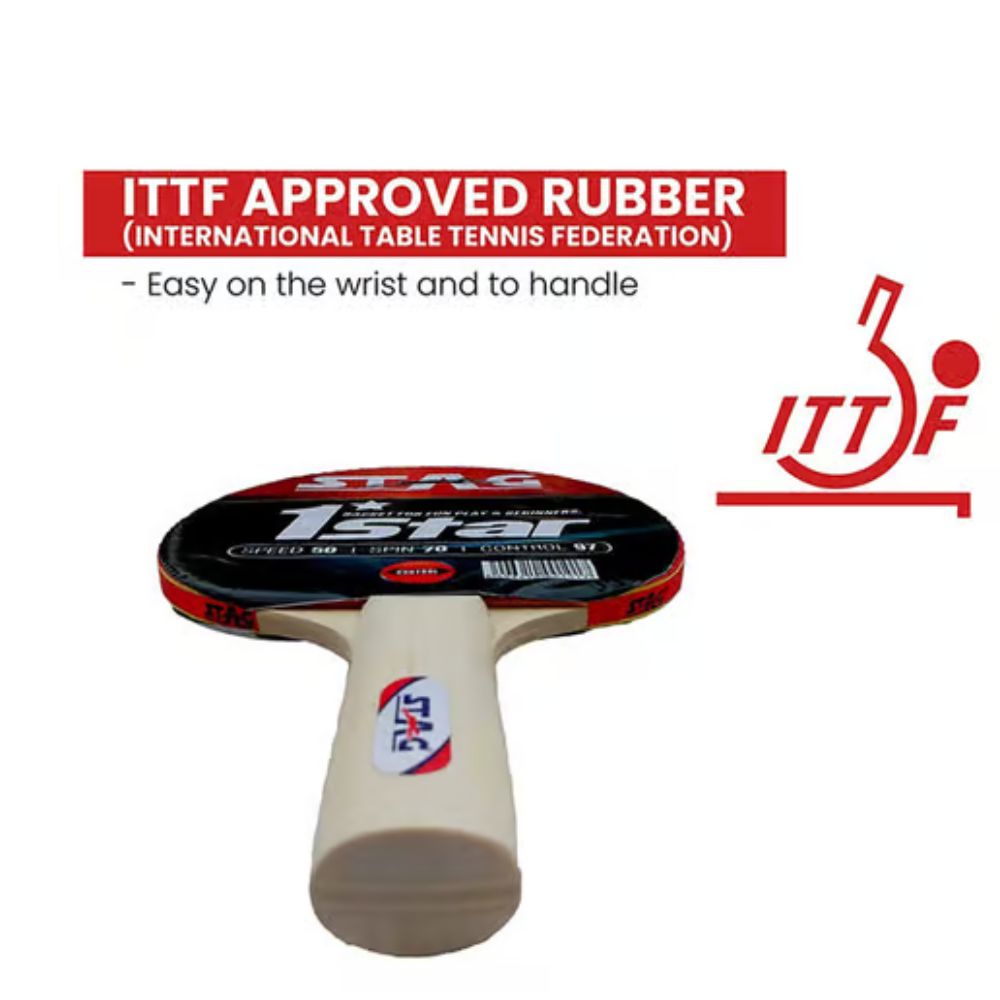 Table Tennis Bat Stag 1 Star