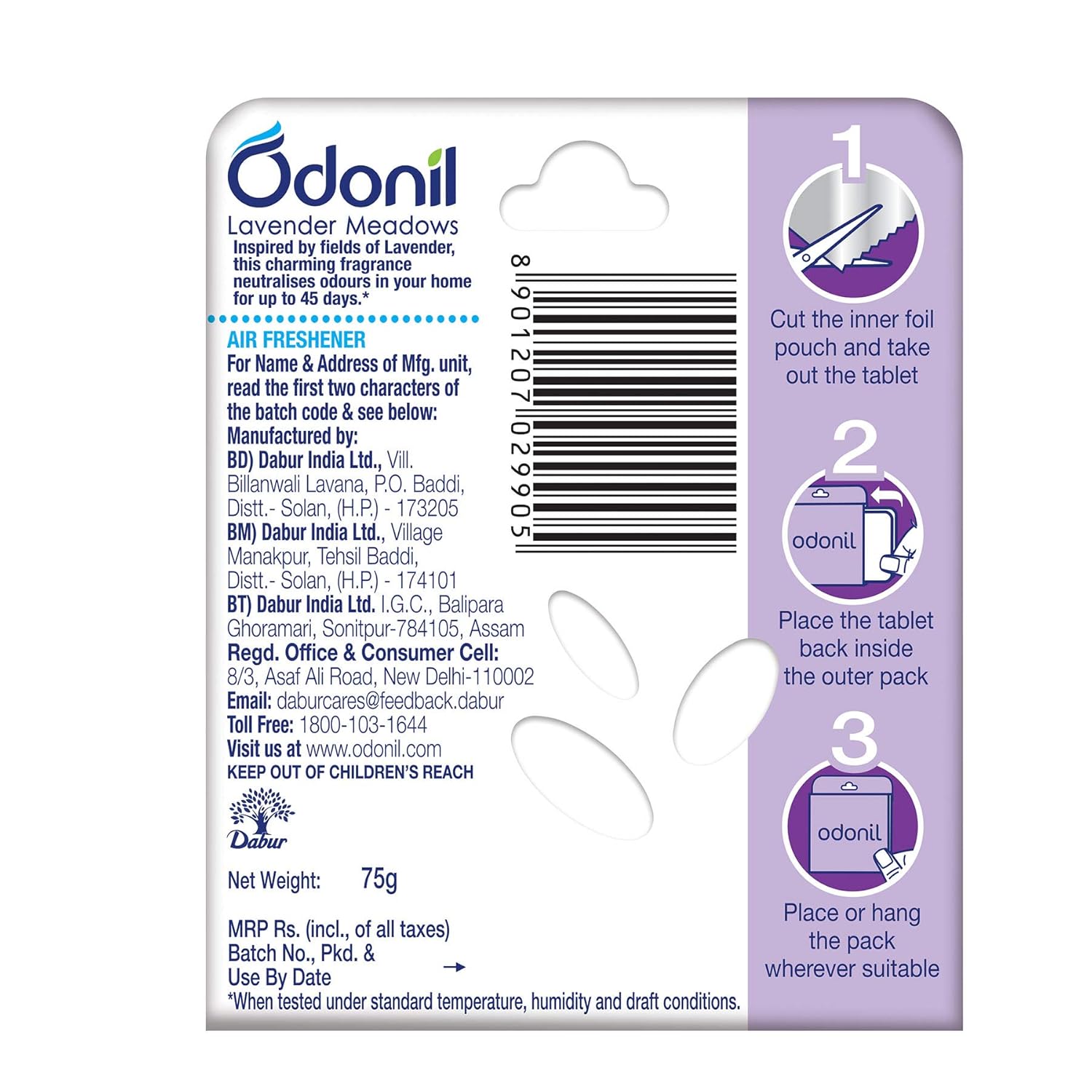 Toilet Freshner Odonil 75 Grams