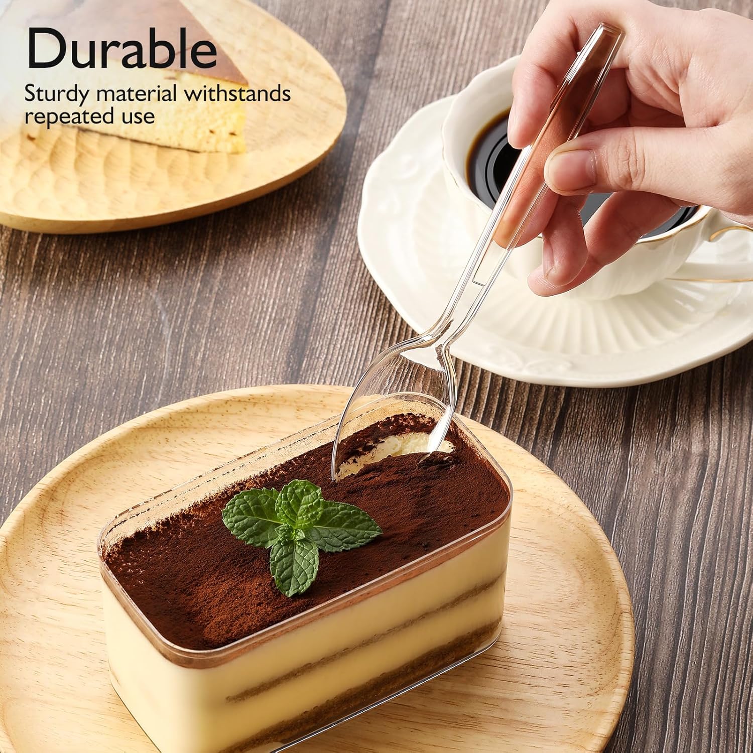 Plastic spoon 100 pcs pkt