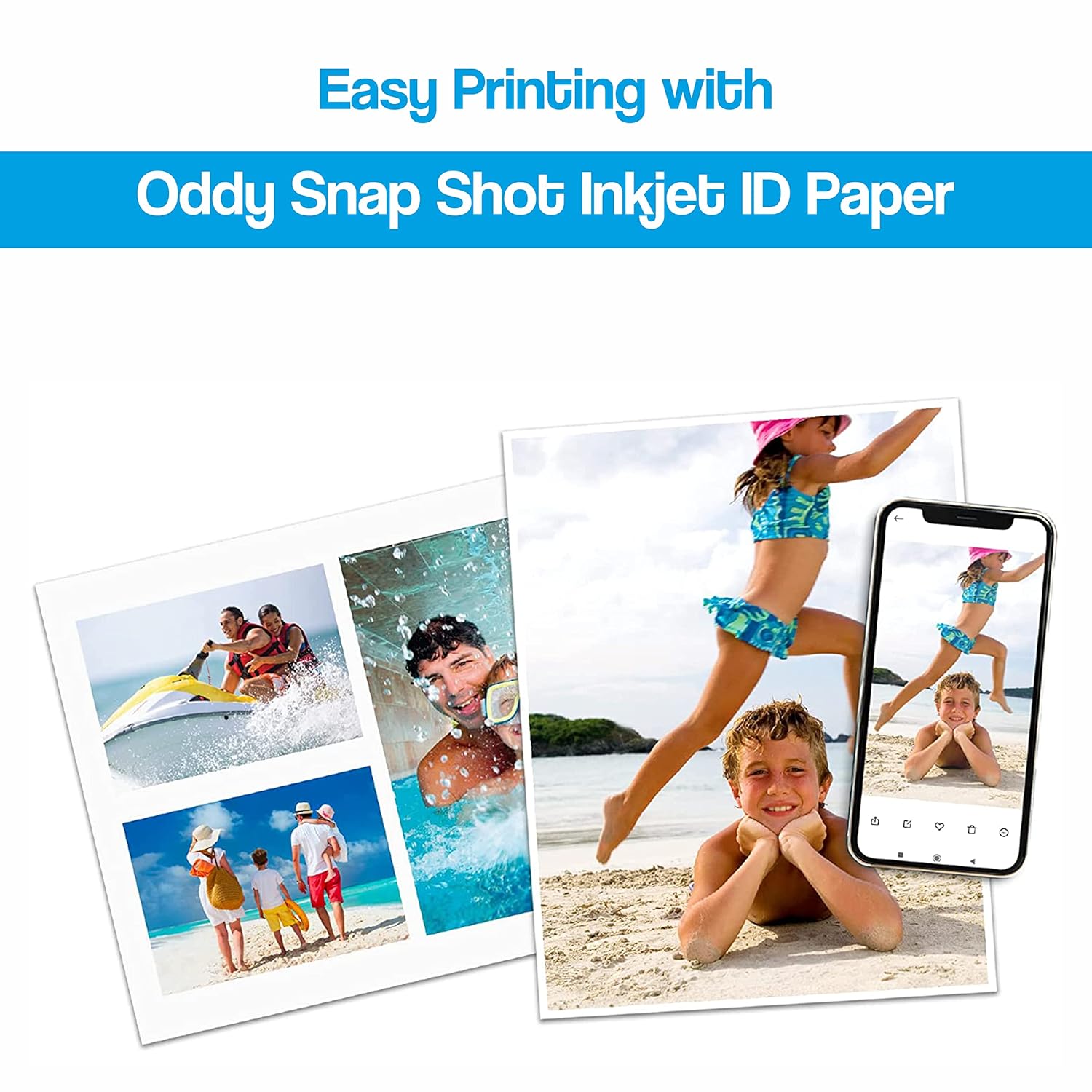 Glossy Inkjet ID Paper A4 180 GSM Oddy PGSS180A4-20