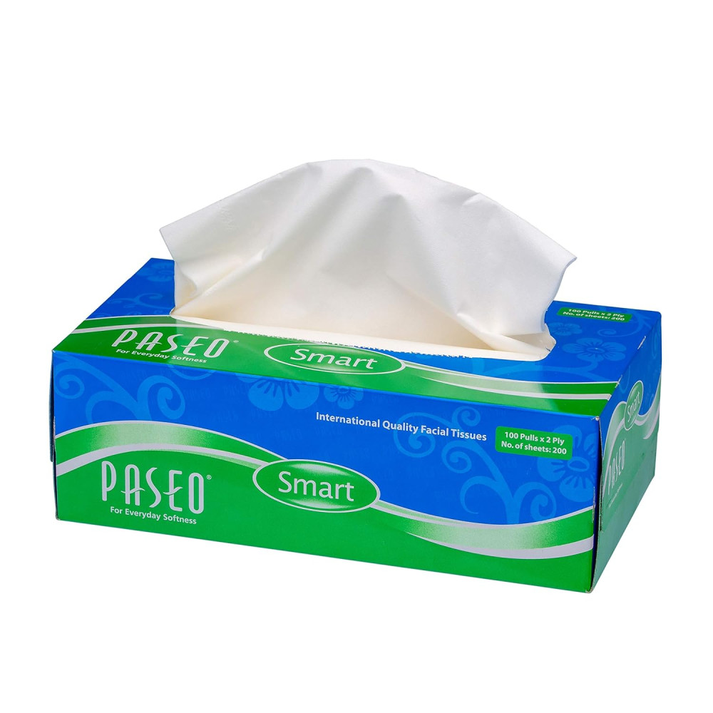 Image of Face Tissue 100 Sheets 2 ply Paseo 25011203