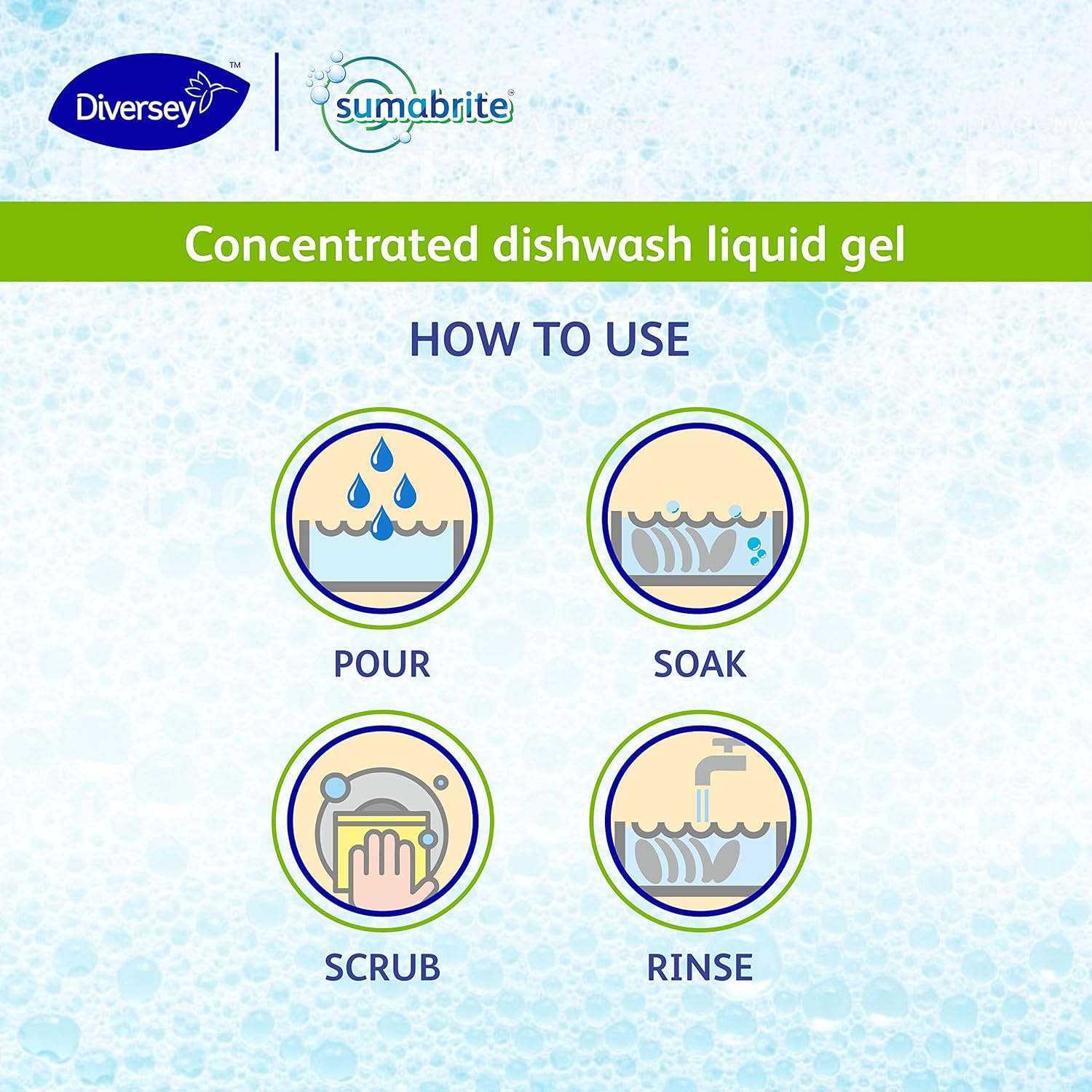 Sumabrite Dishwash Gel 500 Ml