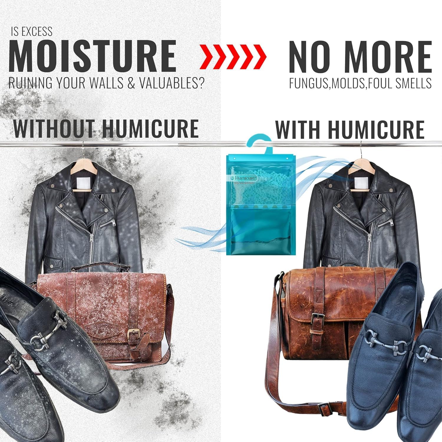 Humicure Mositure Absorber 7 Pack Combo