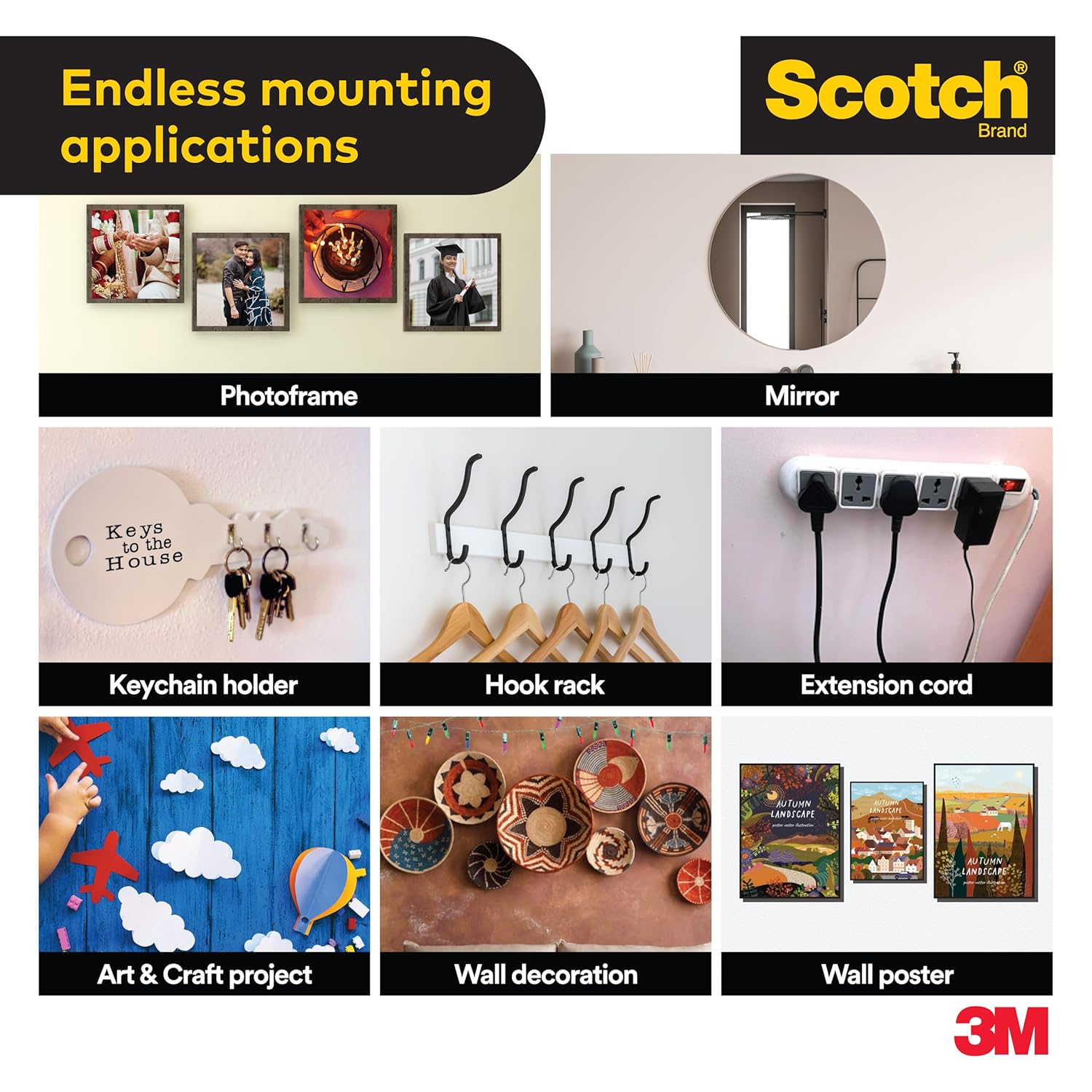 Double Sided Mounting Foam Tape 3M