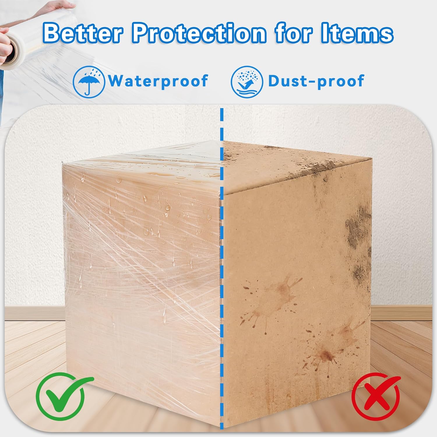 Shrink Wrap Film Roll 55 KG  18 Inch Height  6 Inch Width