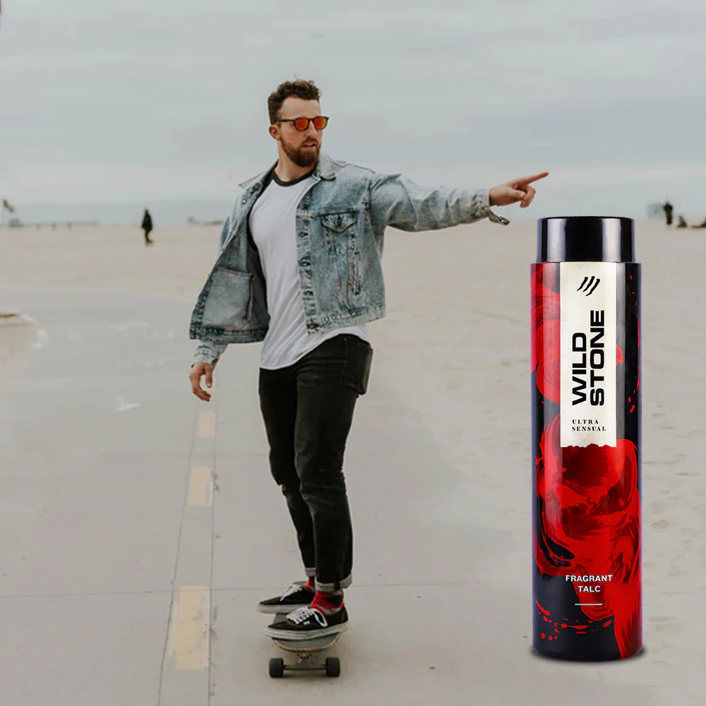 Wild Stone Ultra Sensual Fragrant Talc 100 Grams
