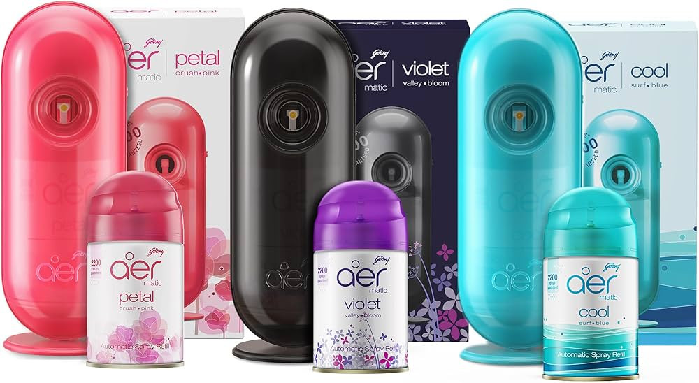 Room Freshener Automatic Refill Aer Matic 210 Ml with Dispenser