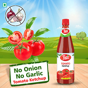 Tomato Ketchup 1 Kg Tops Glass Bottle