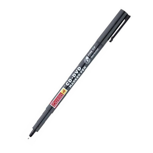 CD-DVDOHP Marker Pen Black Camlin