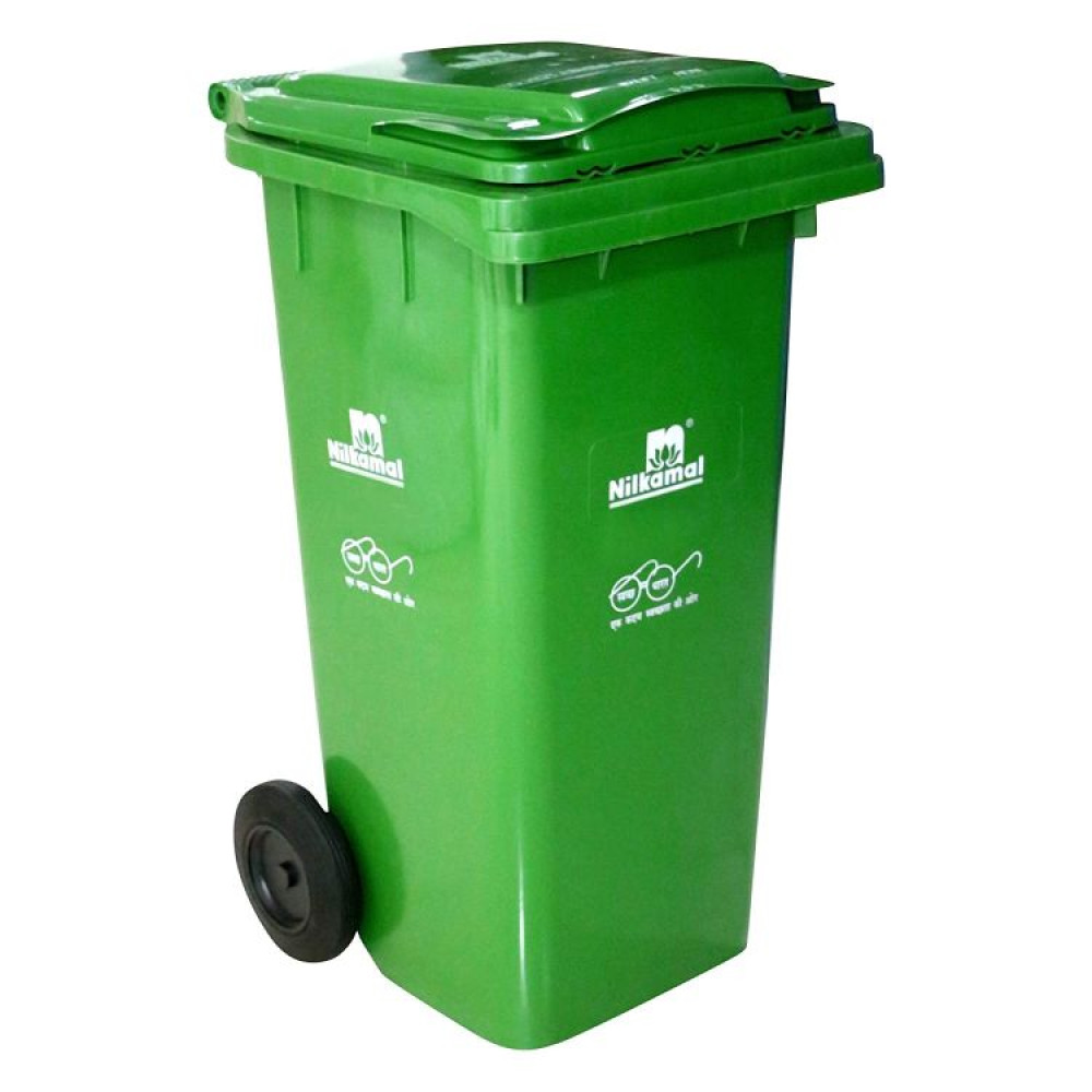 Image of Plastic Dustbin Square Neelkamal 120 Liter