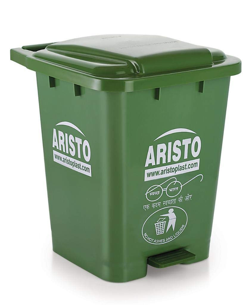 Plastic Dustbin 45 Liter Paddle Aristo