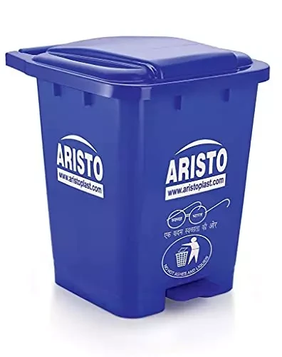 Plastic Dustbin 45 Liter Paddle Aristo