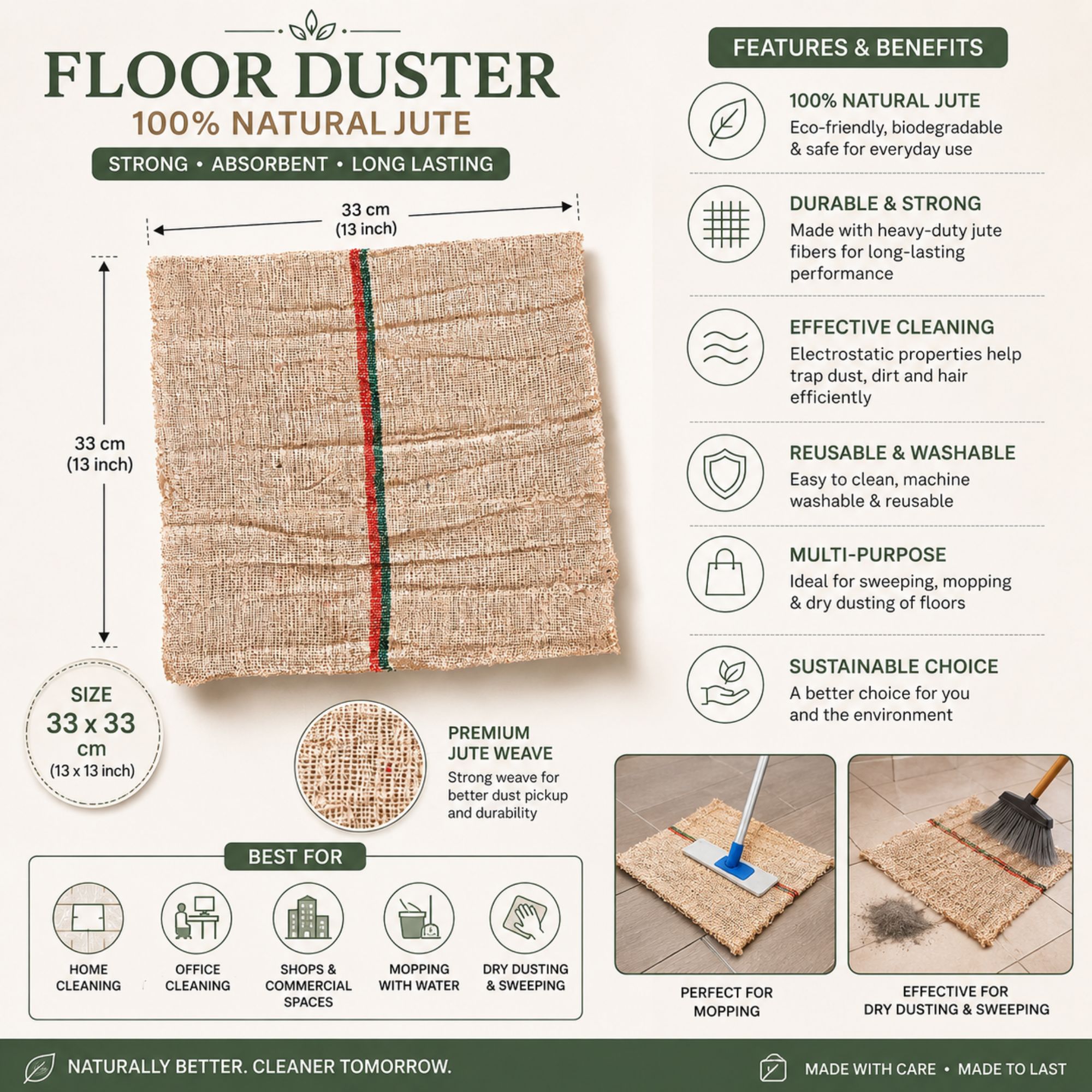 Duster Floor 33x33