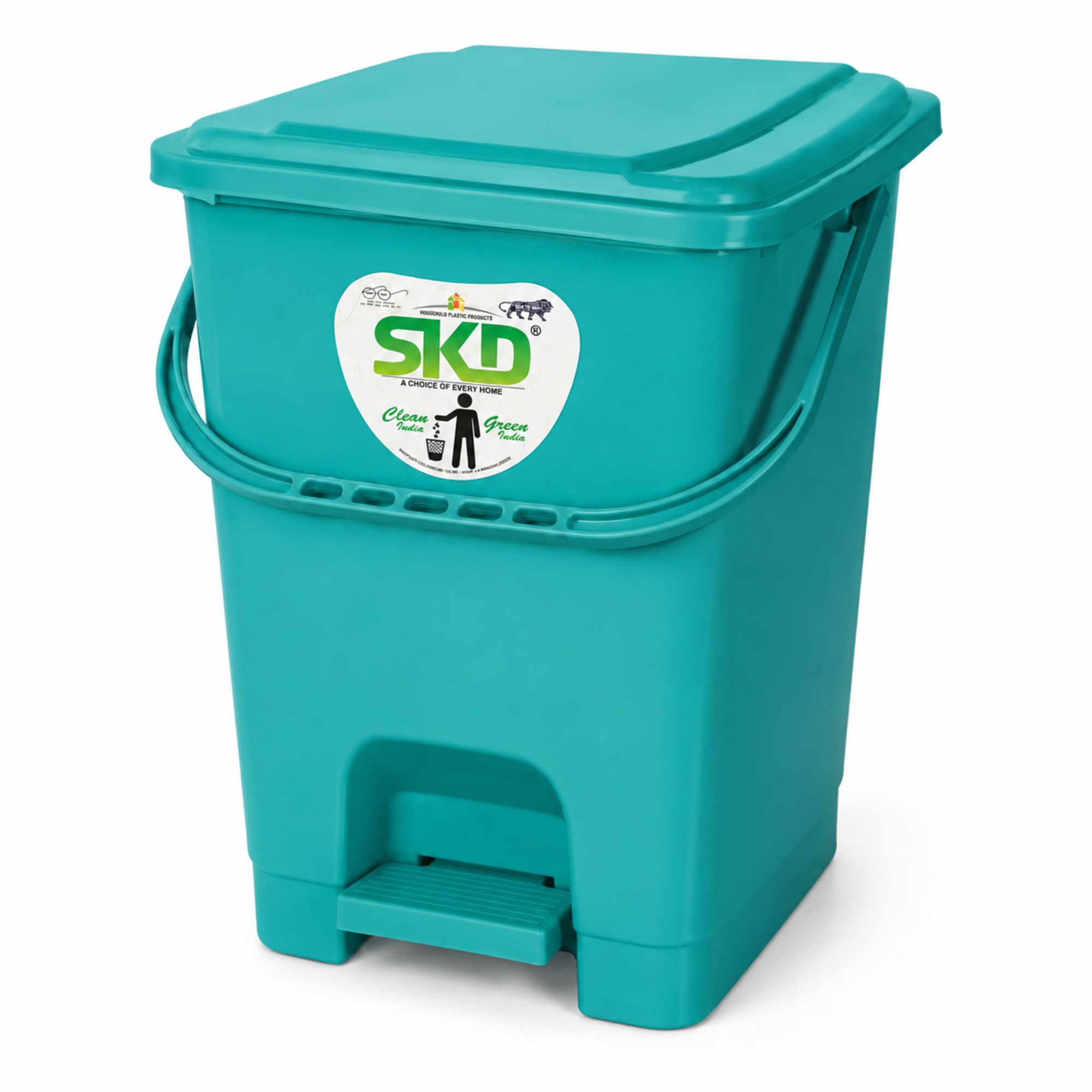Paddle Dustbin Plastic 15 L Generic
