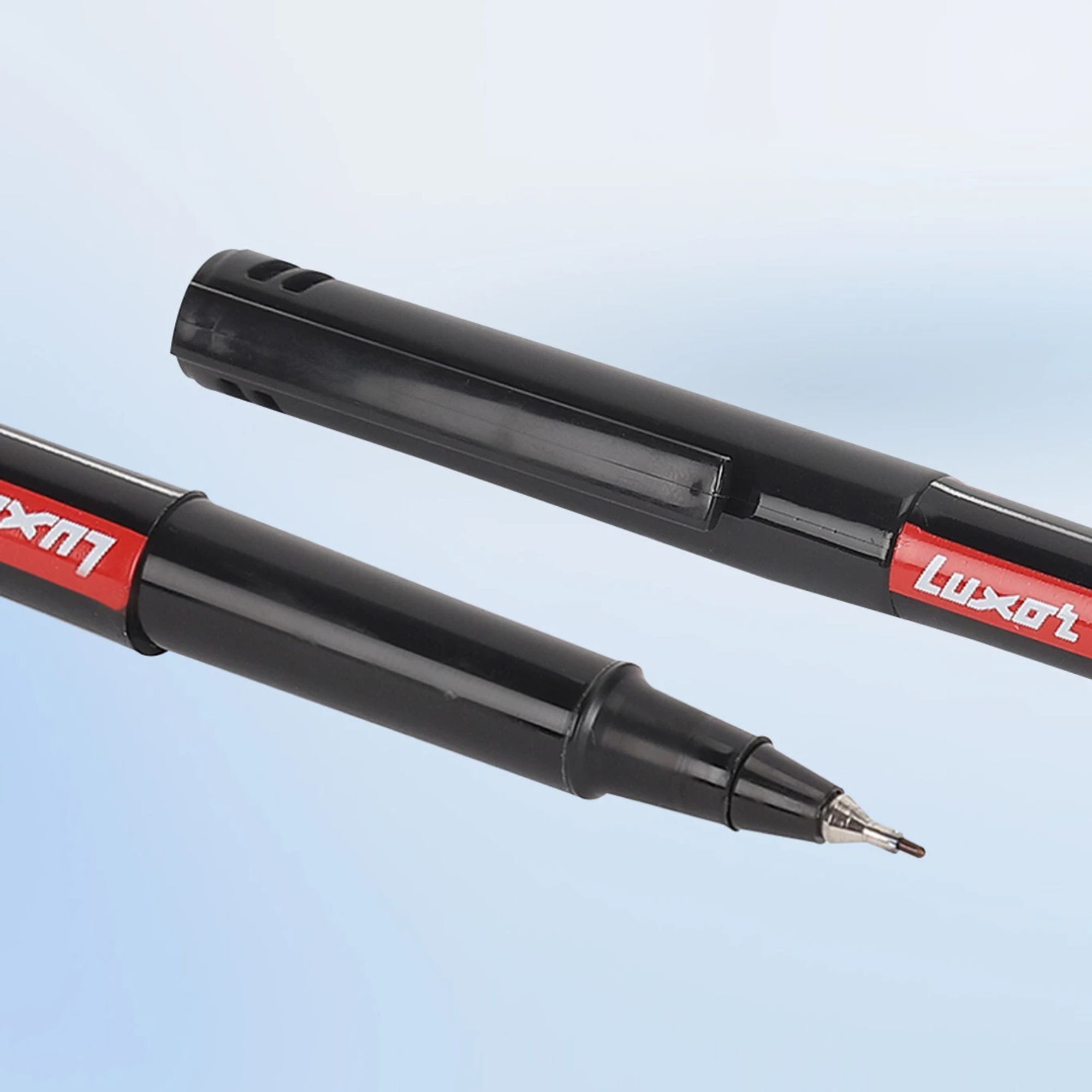 CD-DVDOHP Marker Pen Black Luxor Pack of 10