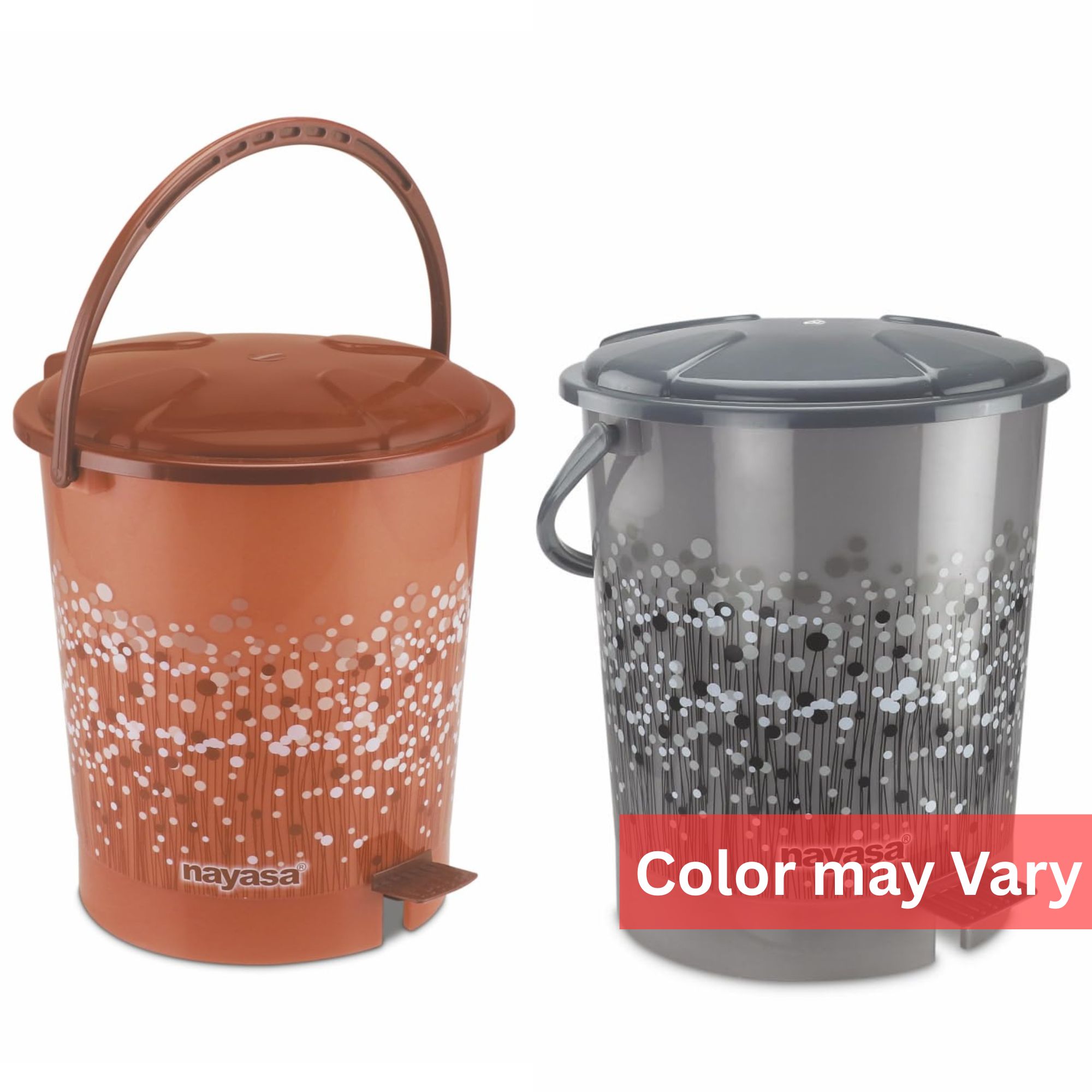 Plastic Dustbin Paddle Nyasa 15 Liter