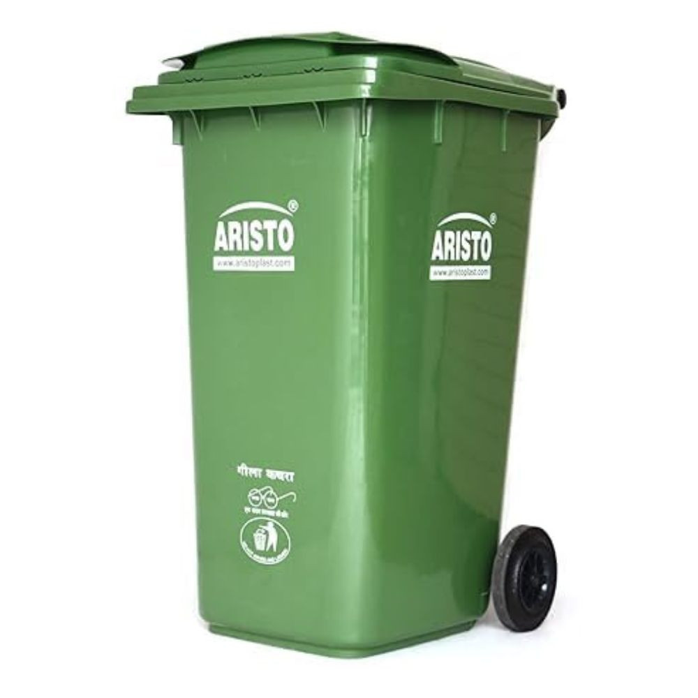 Plastic Dustbin With Wheel Aristo 240 Liter