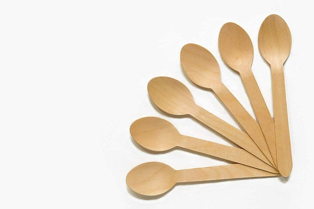 Wooden spoon 100 pcs pkt 160 mm