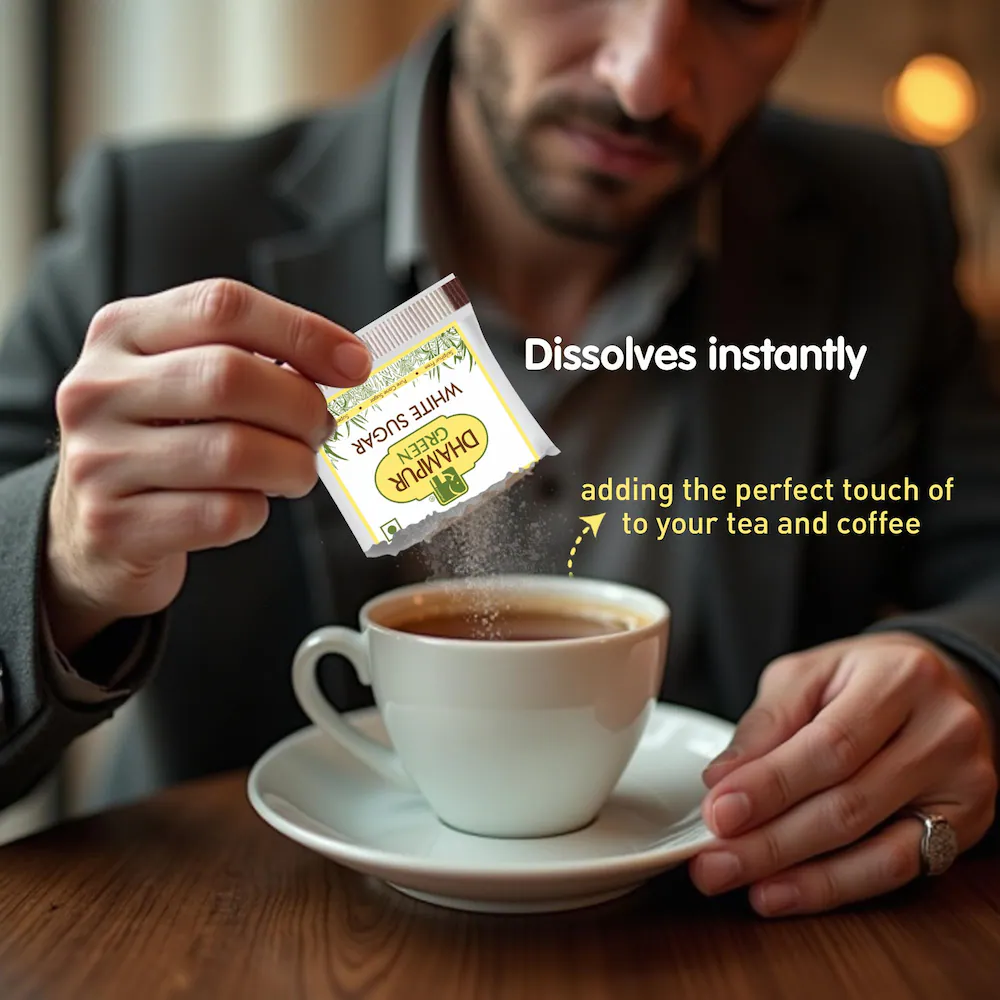 Sugar White Dhampur 5 Gram Packet 200 Pcs