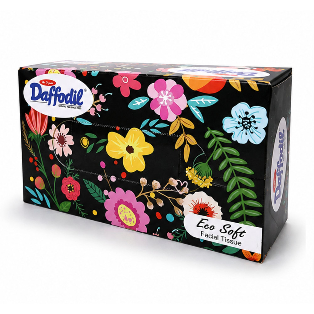 Image of Face Tissue, Eco Soft, 2 Ply, 100 Pulls, Daffodil