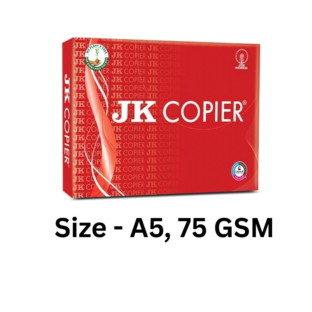 Image of JK Copier Paper, A5 Size, 75 GSM, 500 Sheets