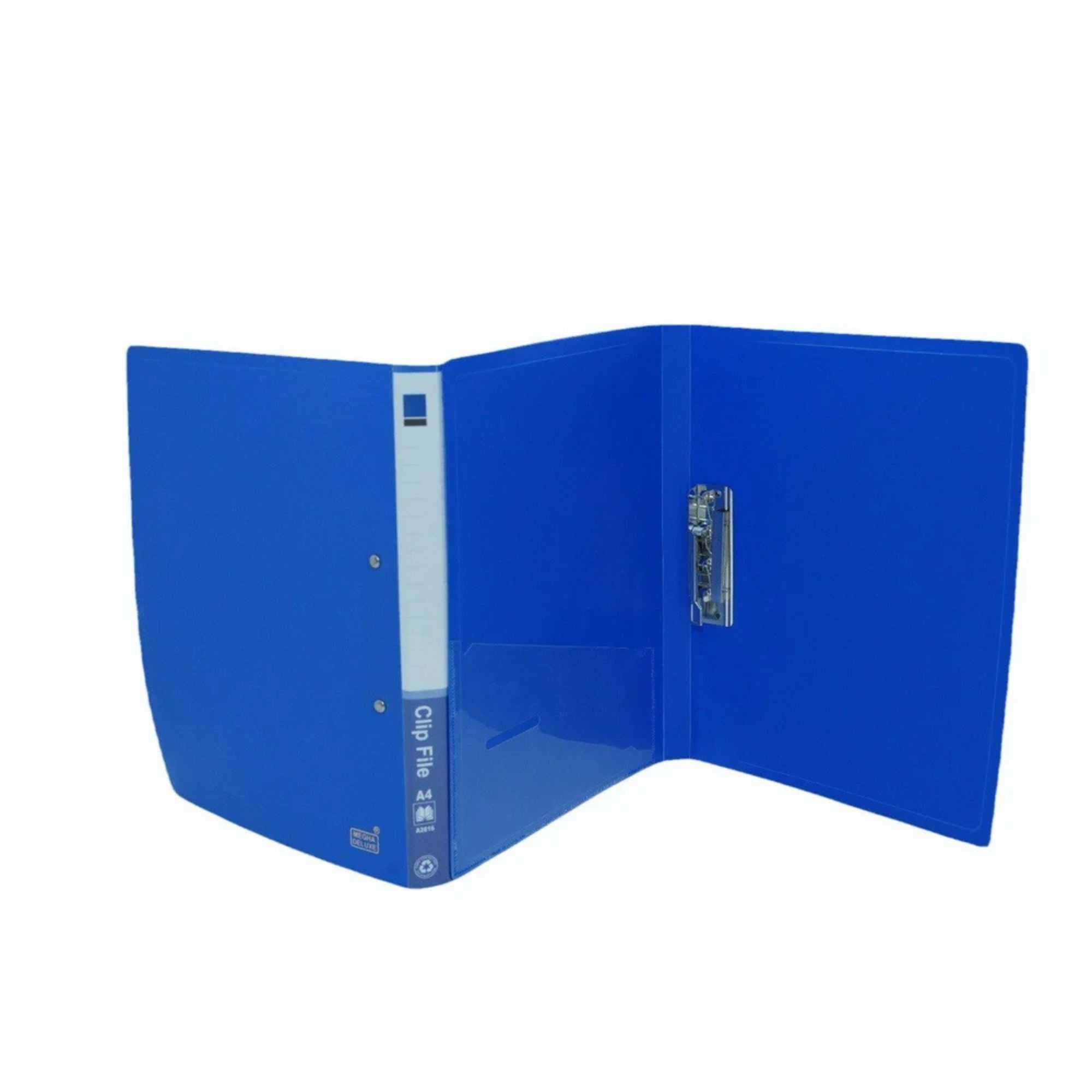 Auto Clip File A4 Blue Megha 2816