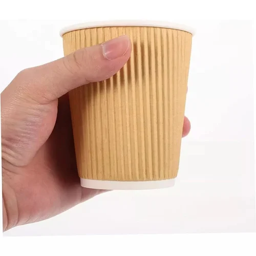 Generic Disposable Paper Cup Rippled 150 ml Pack of 2000