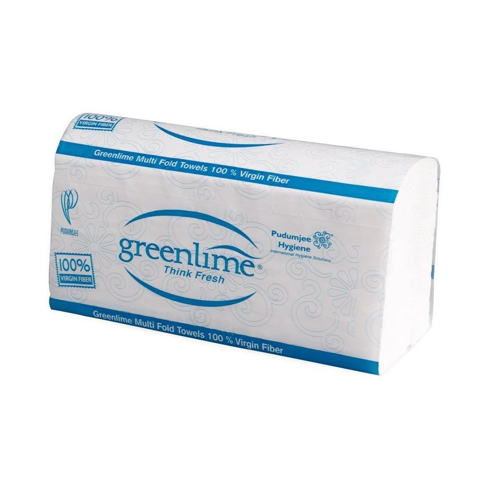 M-Fold 150 Sheets 1 Ply Greenlime 01410011