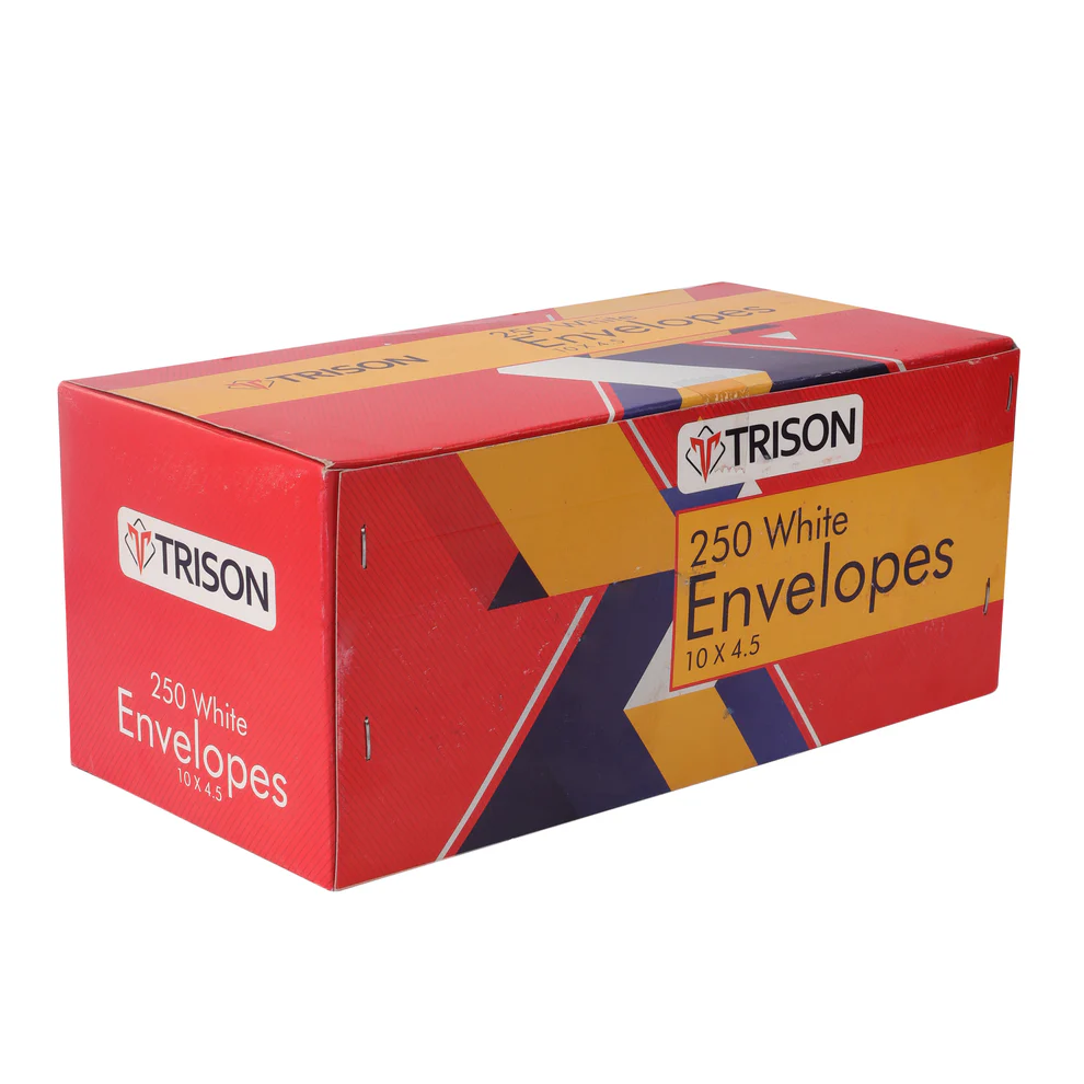 Envelope White 10x45 Trison 100 GSM Pack of 250