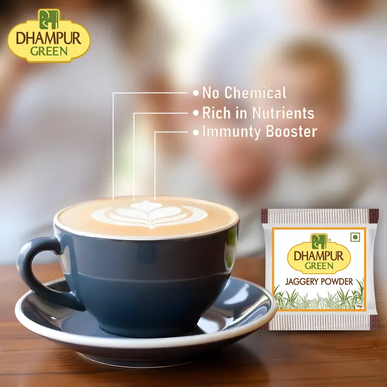 Jaggery Powder Dhampur 5 Gram Packet 200 Pcs