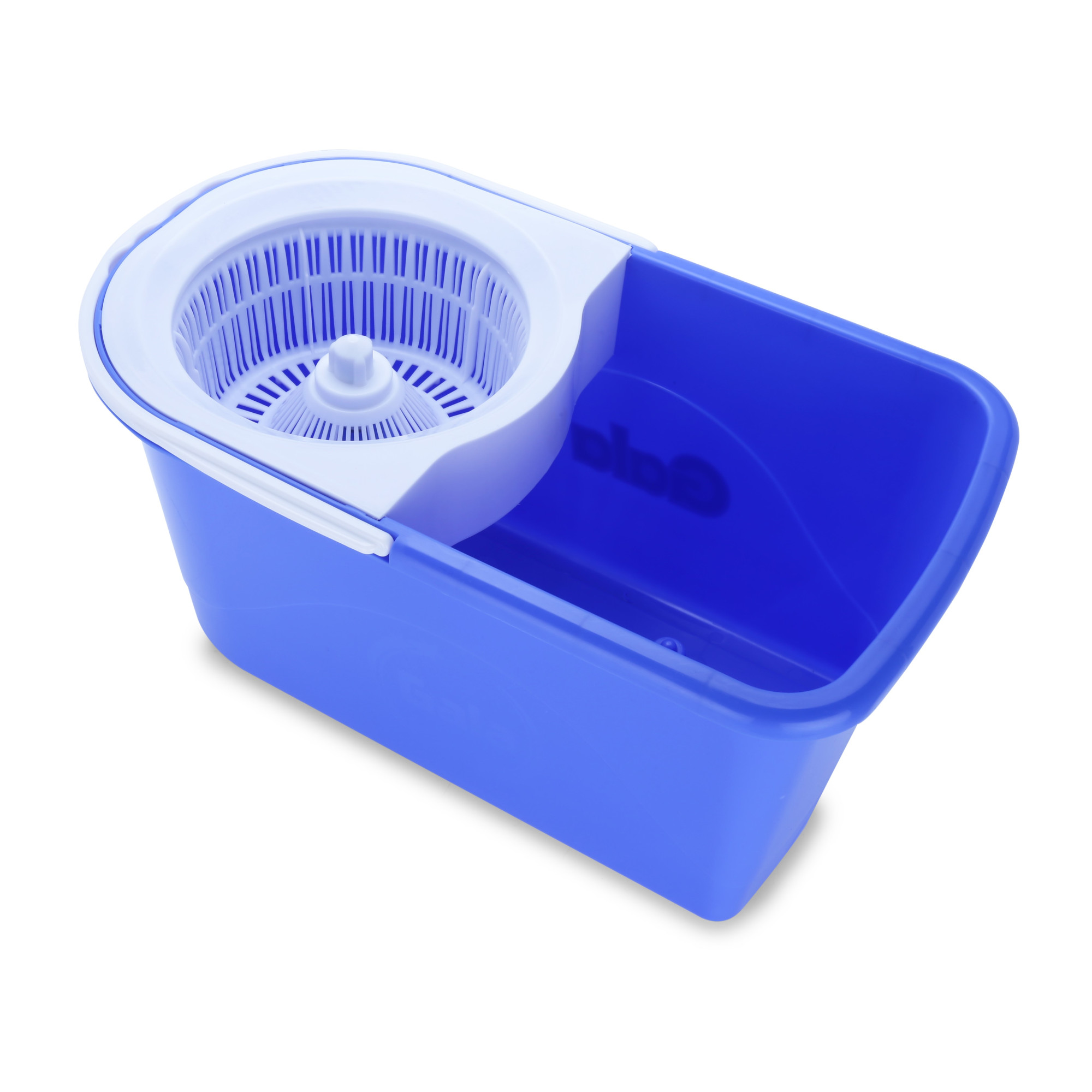 Gala Smart Spin Mop with Wring Bucket Plastic Blue Two Refills