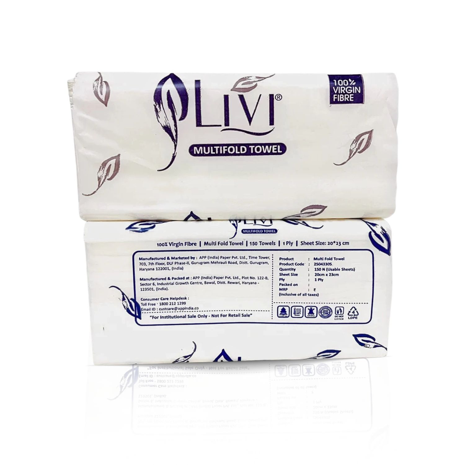 M-Fold 125 Sheets 1 Ply Paseo 25043325 Pack of 20
