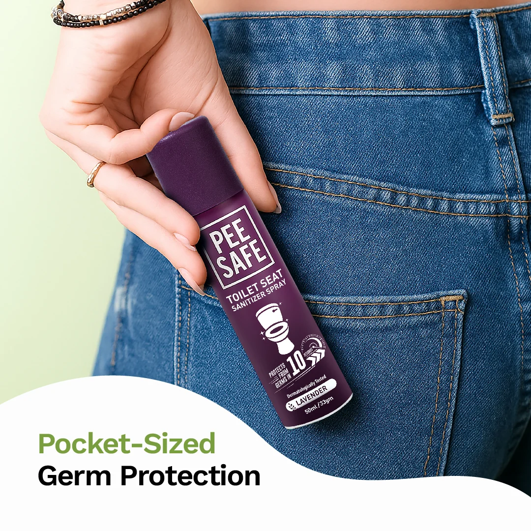 Pee Safe RC038 Toilet Seat Sanitizer Spray Floral 75 ml