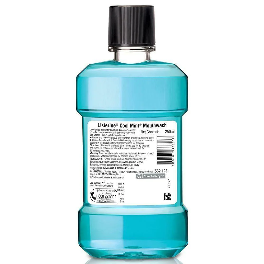 Listerine Cool Mint Mouthwash 250 Ml